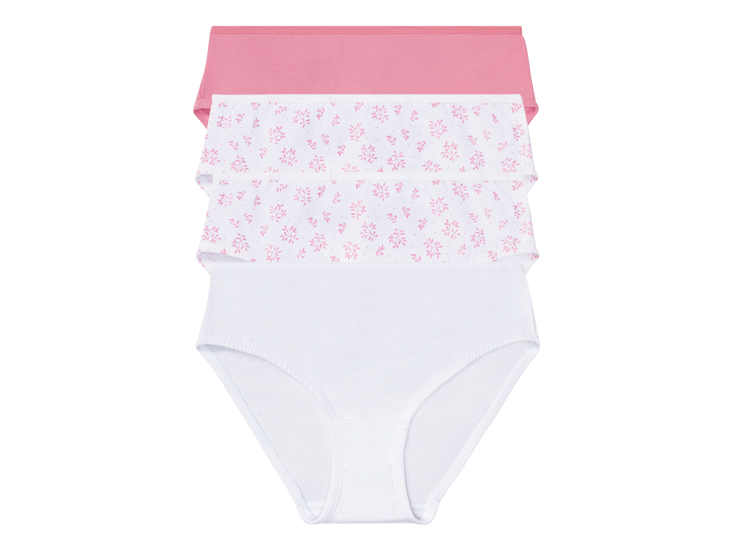 pepperts! Majtki dziewczęce, 4 pary 134/140, Różowy/ biały