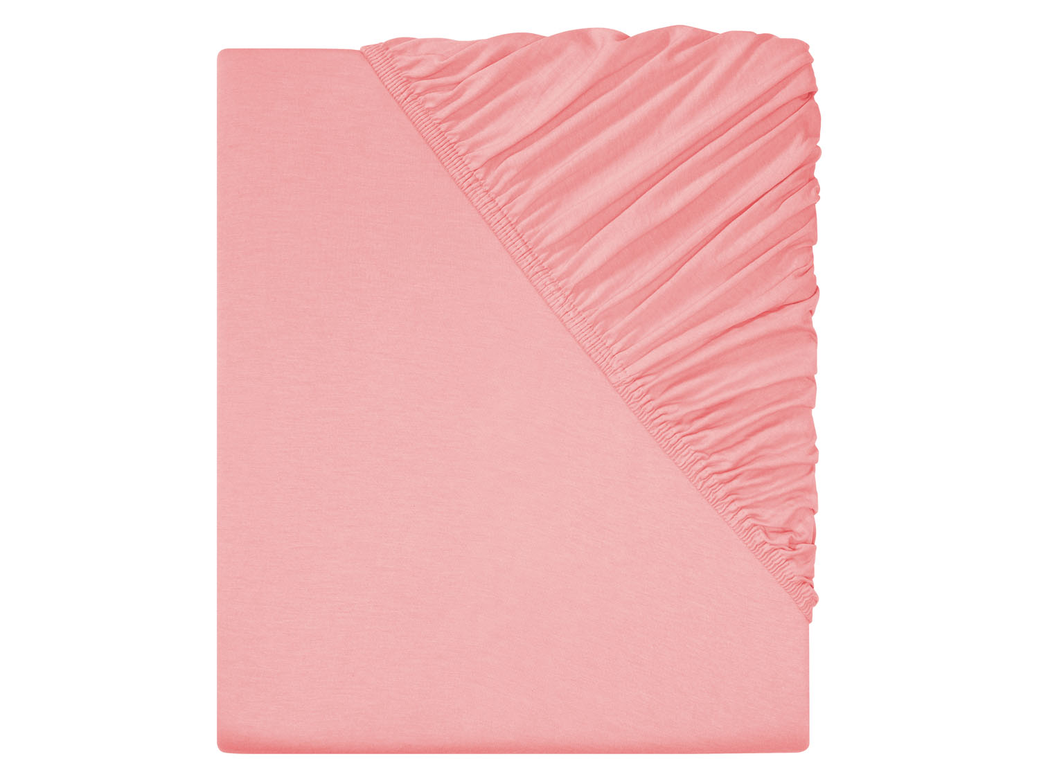 Livarno home Prześcieradło z mikrowłókna z gumką 180–200 x 200 cm, 1 sztuka Różowy
