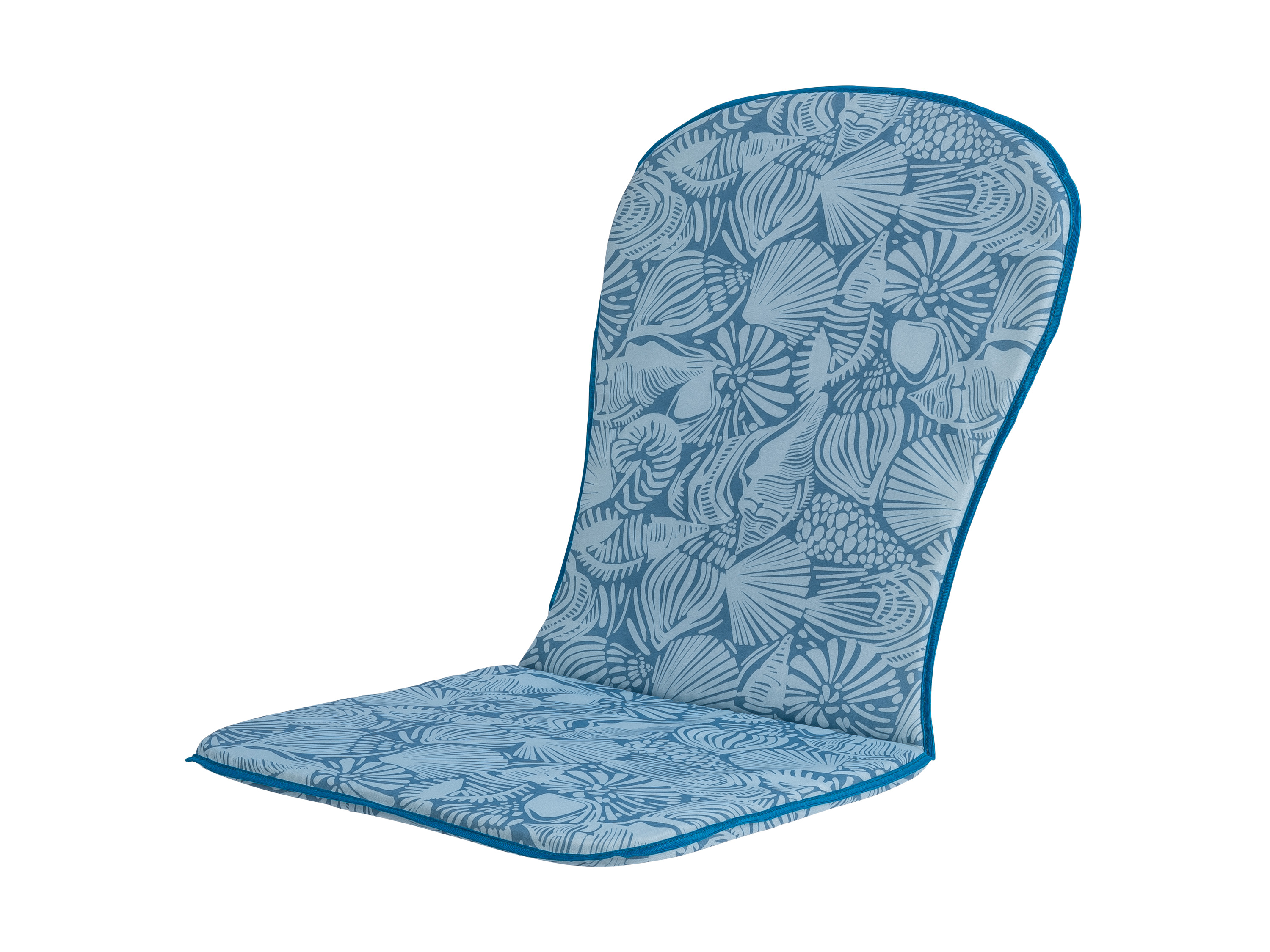 Livarno Poduszka na krzesło z wysokim oparciem Niebieski