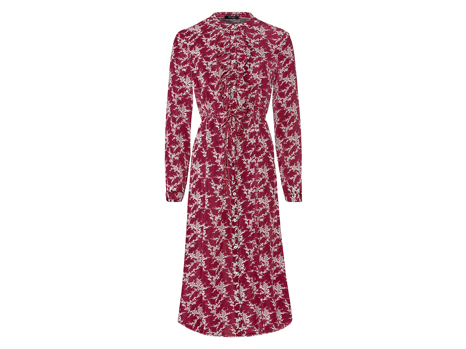 esmara Sukienka damska midi z wiskozy, 1 sztuka 46, Kwiaty