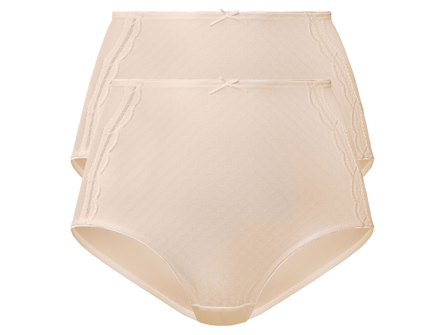 esmara Majtki korygujące damskie, z elegancką koronką, 2 pary XL 48/50, skóra