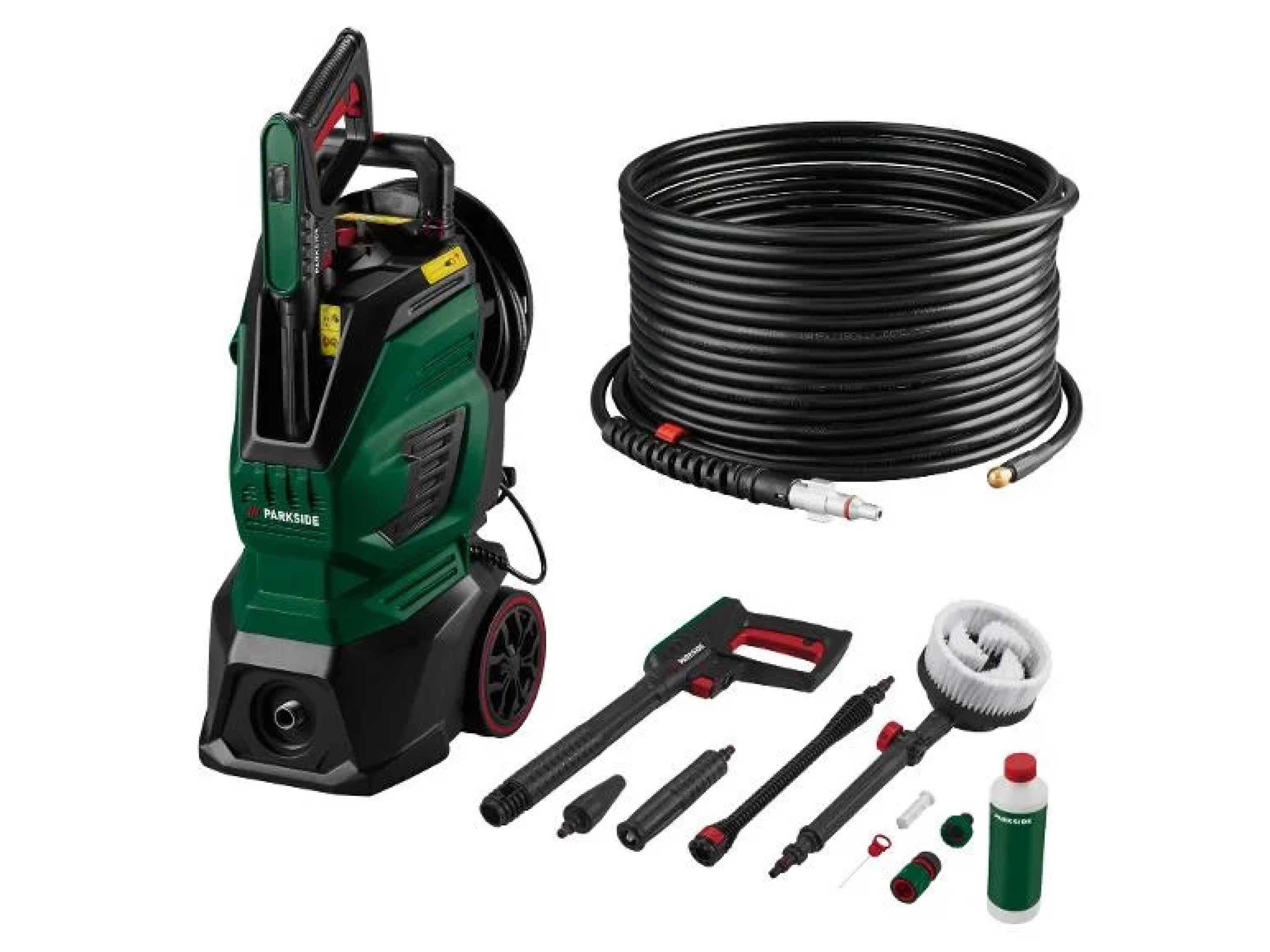 Parkside Zestaw Myjka wysokociśnieniowa, 2400 W z zestawem do czyszczenia rur
