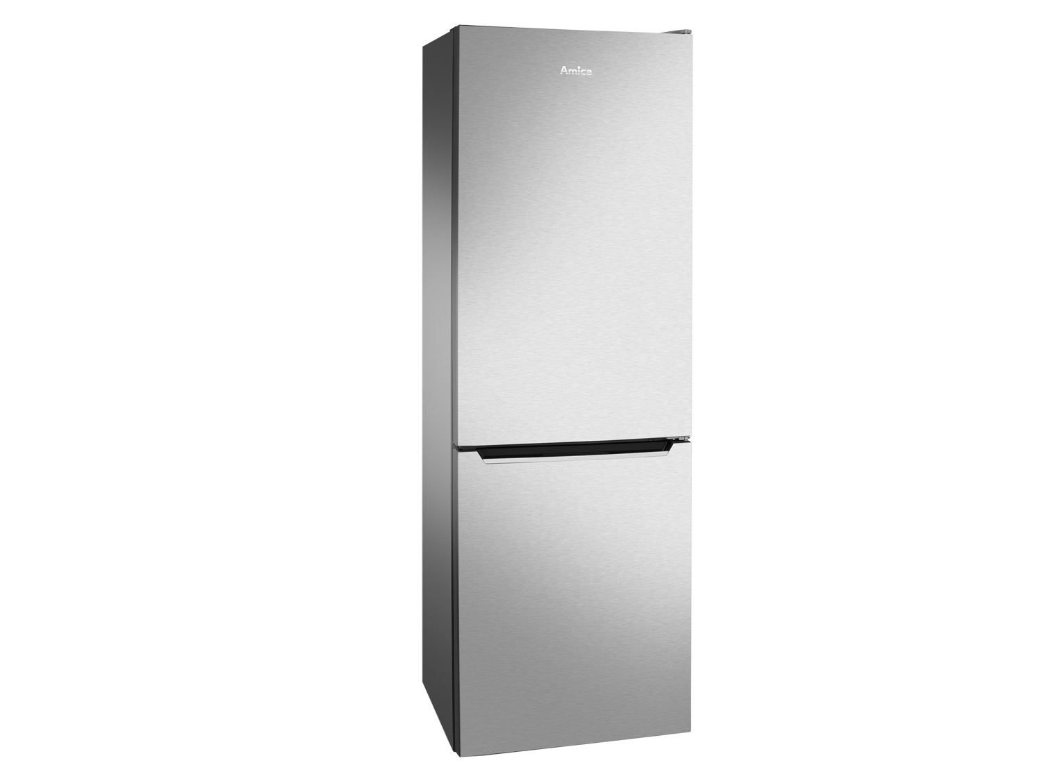 Amica Lodówka z zamrażarką Kgcl 386 160 stal nierdzewna