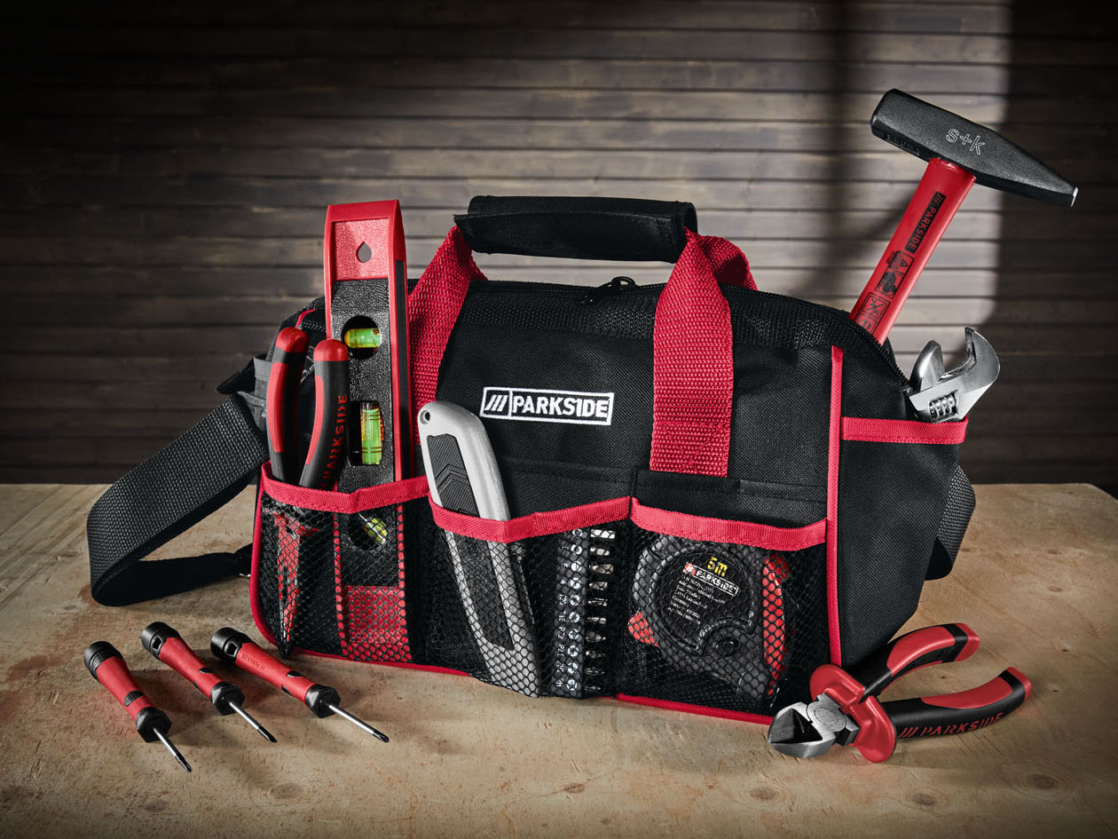 Parkside Zestaw narzędzi w torbie