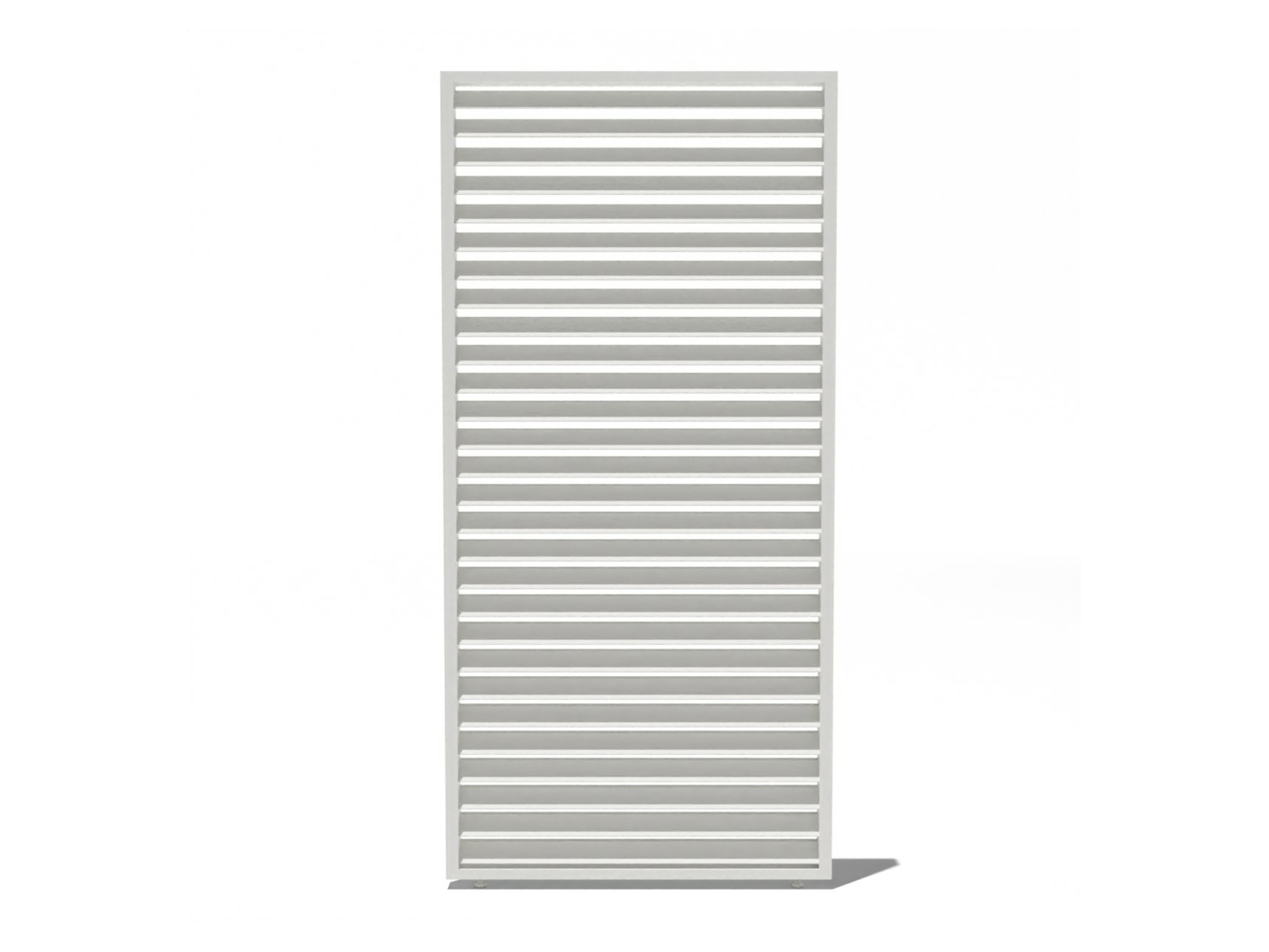 Pergoline Aluminiowy panel ścienny do zadaszenia Trumpf i Superior Poziomy, Biały, 1,23 m