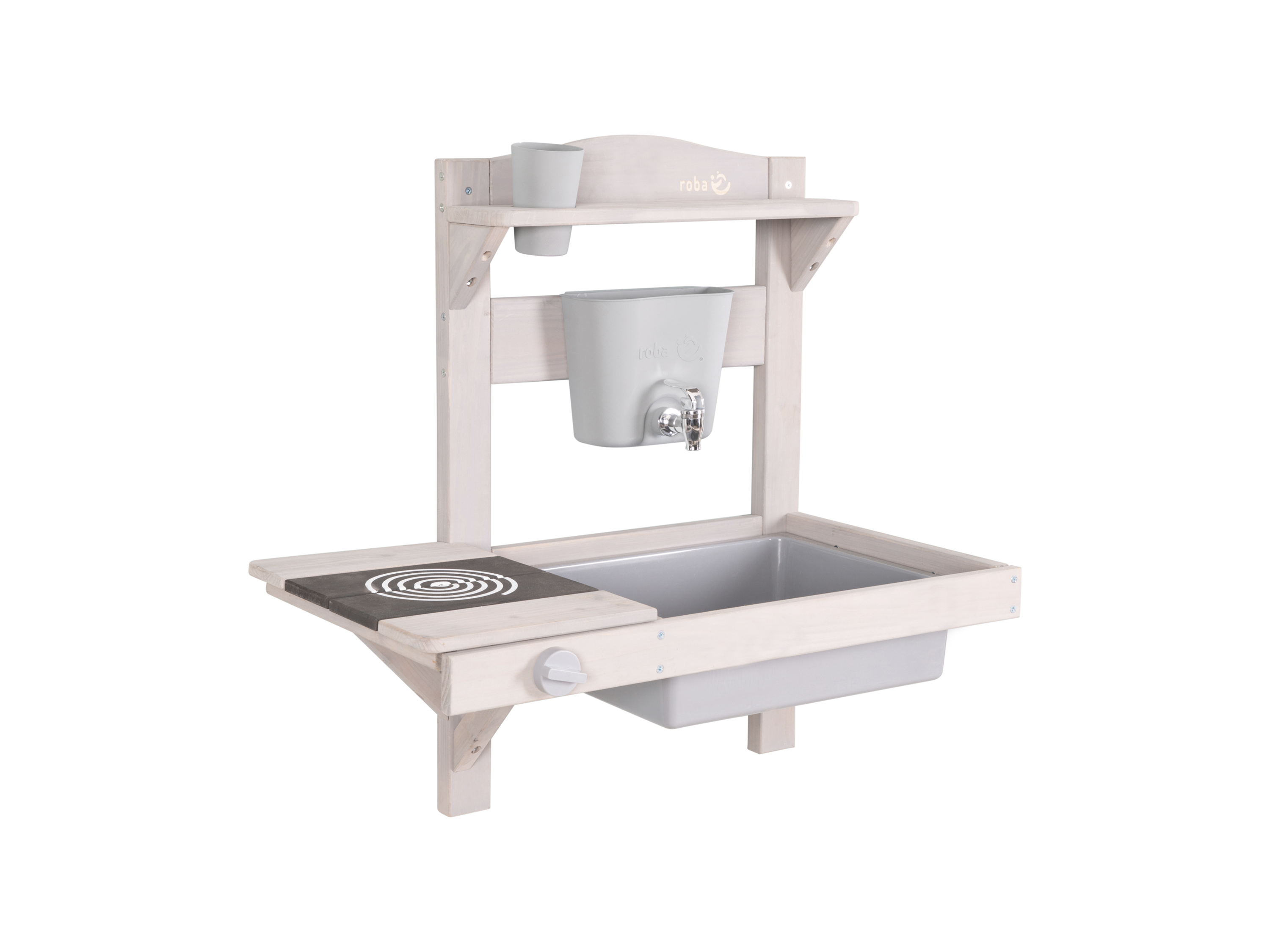 roba Kuchnia błotna i do zabawy, wisząca 65x36x65, Szary