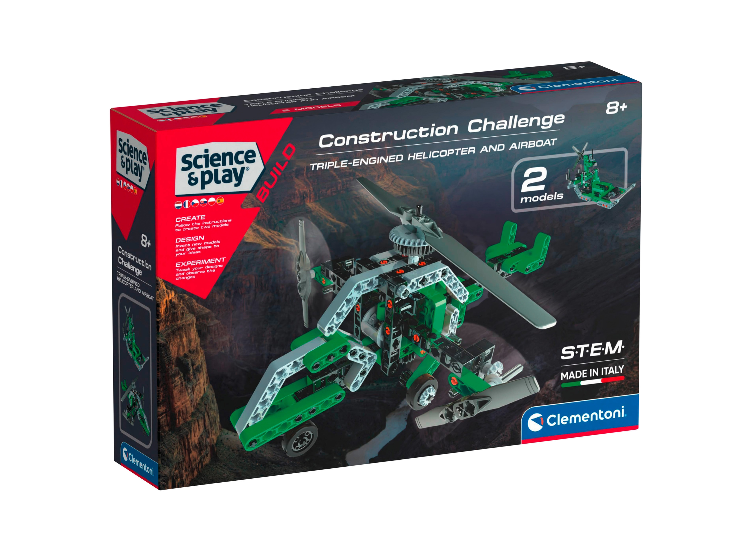 Clementoni Zestaw konstrukcyjny Helikopter ratunkowy