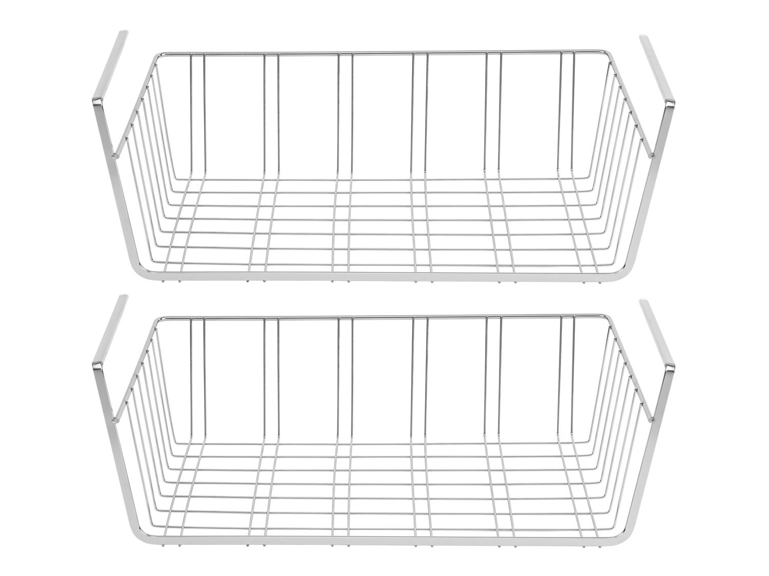 Livarno home Kosze do szafy, 2 szt. Srebrny