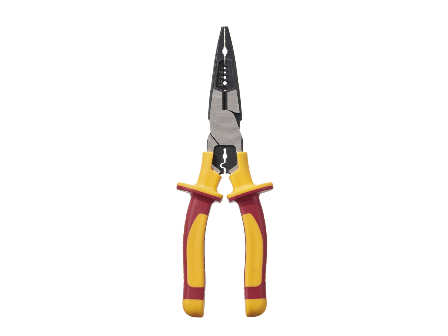 Parkside Elektroniczne szczypce instalacyjne 1000 V, uchwyt 2-komponentowy Szczypce płasko-okrągłe