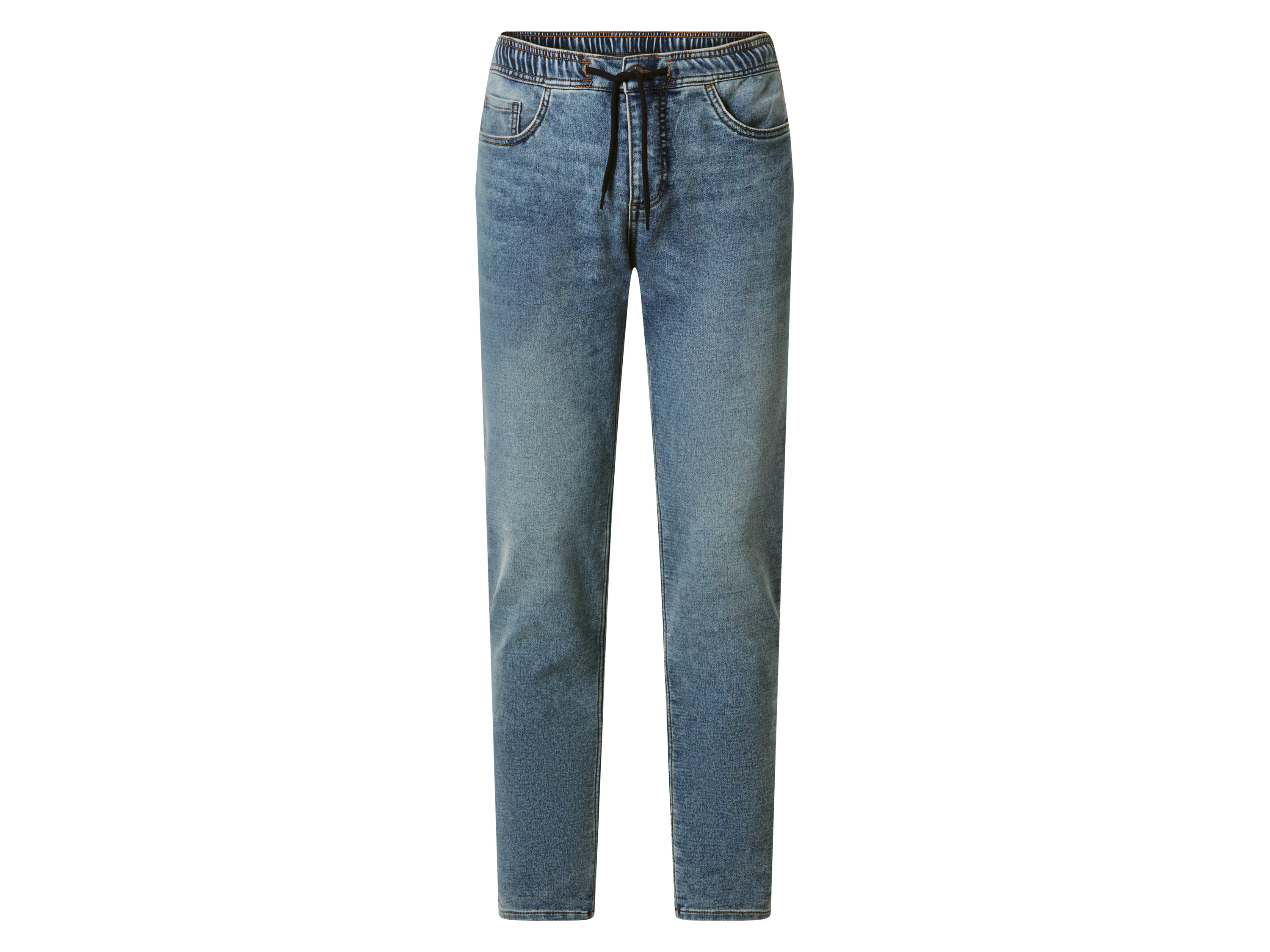 esmara Men Spodnie dresowe męskie straight fit o wyglądzie jeansów Jasnoniebieski, 56 40/32
