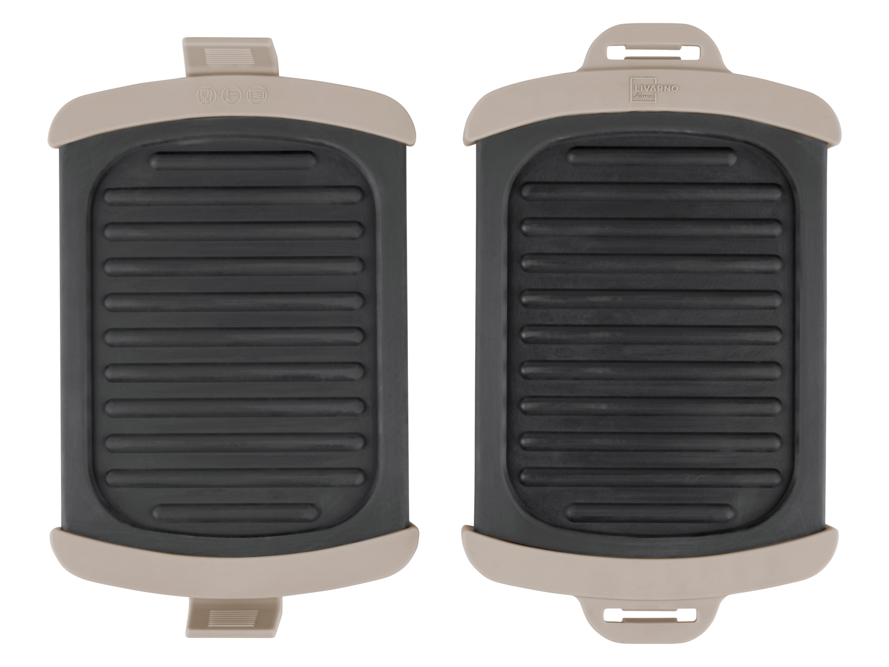 Livarno home Płyta do grillowania do mikrofalówki, 2-częściowa