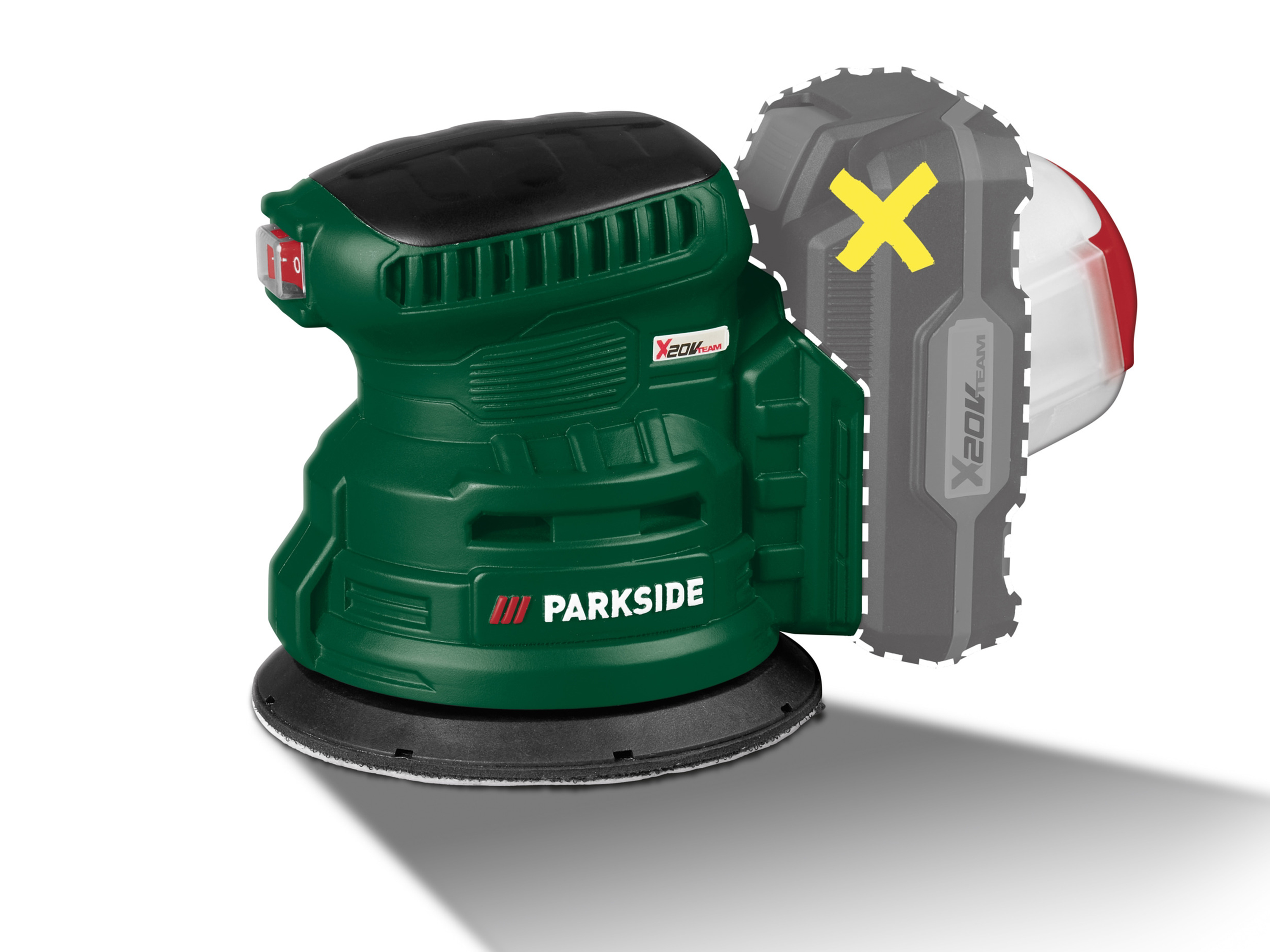 Parkside Akumulatorowa szlifierka uniwersalna Pamsg 20-Li A1 akumulatorowa szlifierka mimośrodowa Paexsg 20-Li A1 Szlifierka mimośrodowa