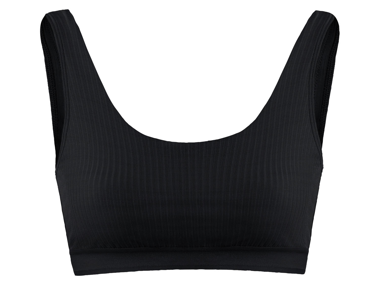 esmara Biustonosz o strukturze żeberkowej XS 32-34, Czarny