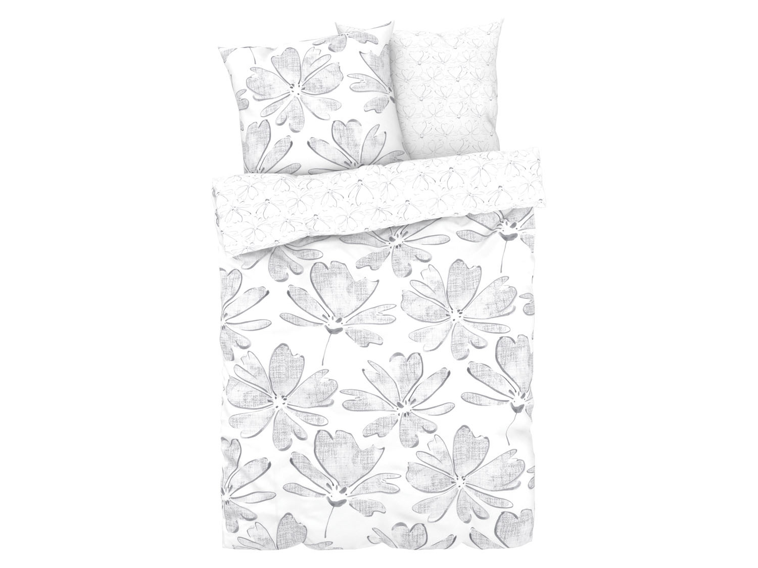 Livarno home Pościel bawełniana renforcé, 220 x 200 cm Kwiaty