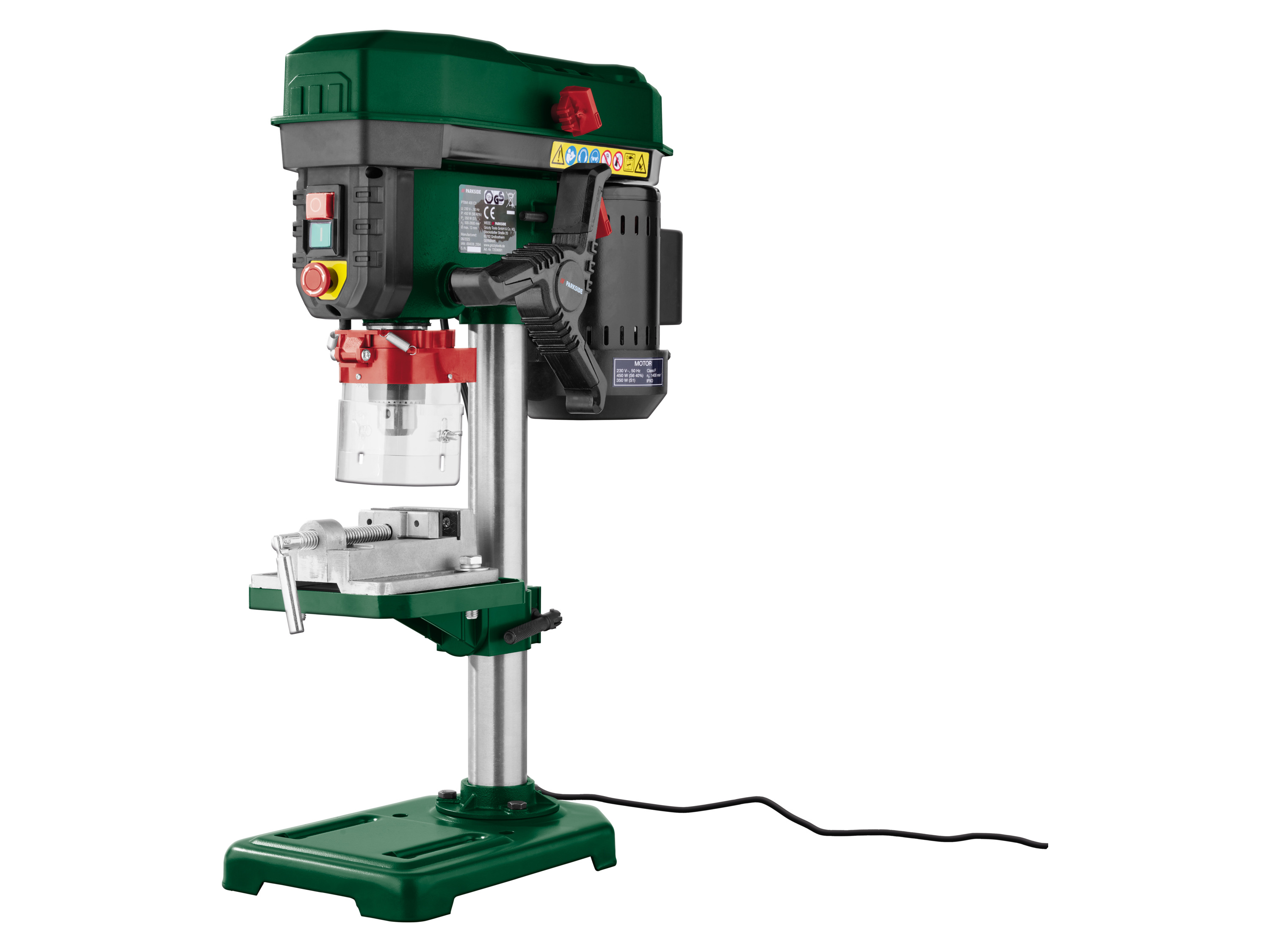 Parkside Wiertarka stołowa, 450 W, Ptbm 450 A1