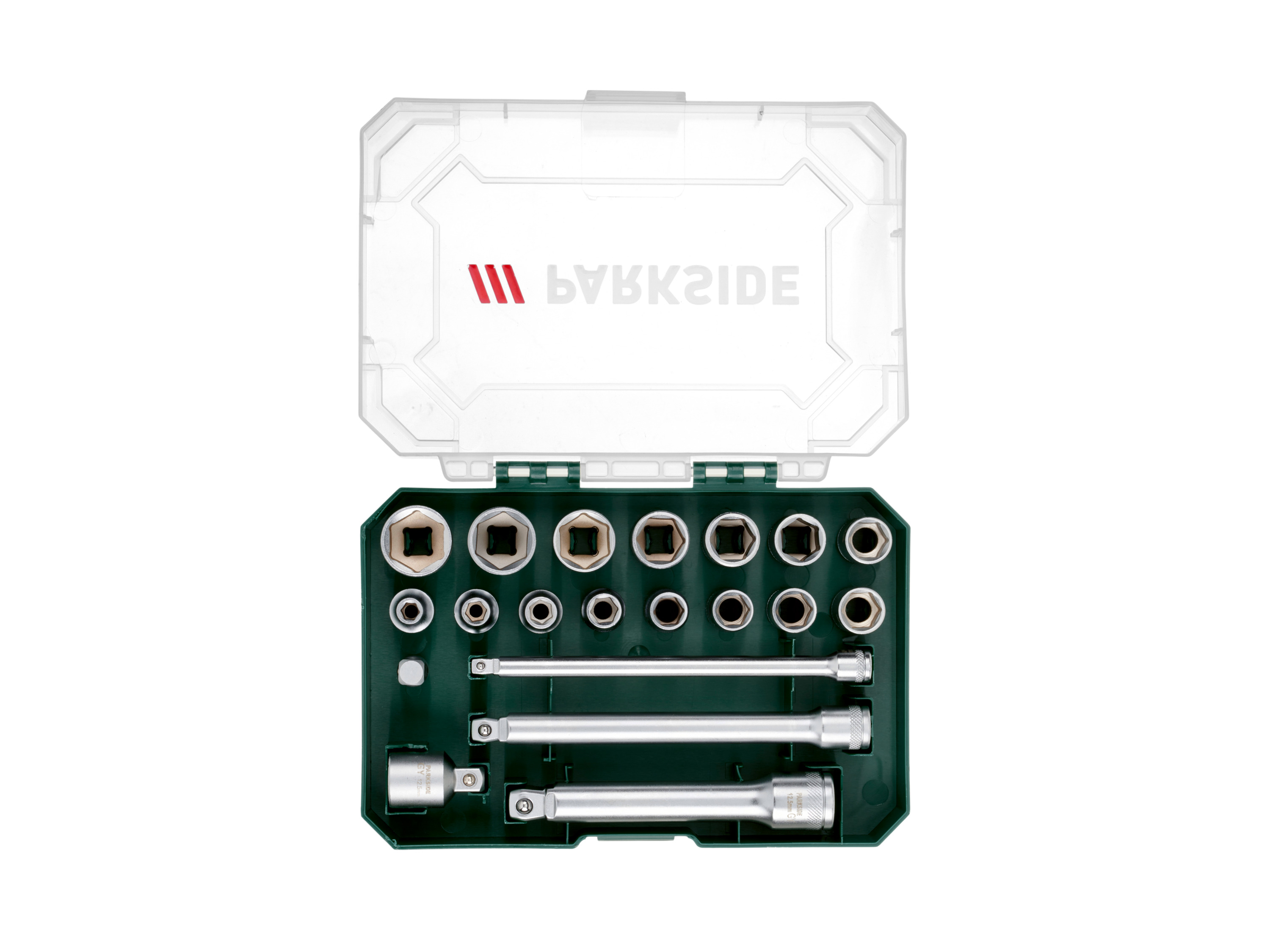 Parkside Zestaw grzechotek / Zestaw kluczy nasadowych Zestaw kluczy nasadowych