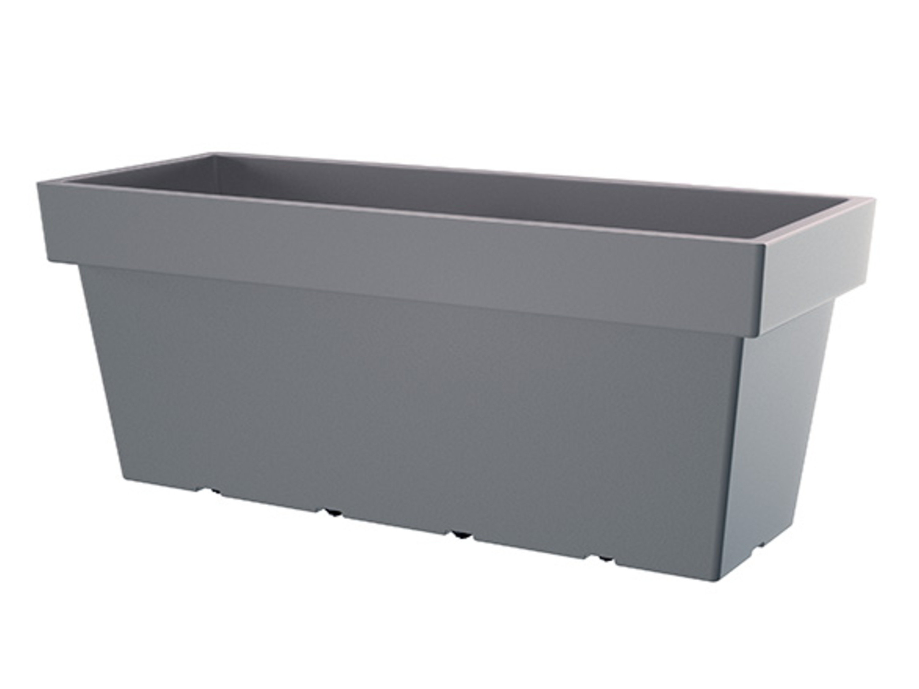 Prosperplast Skrzynka na kwiaty Lofly Case, 992 x 390 x 410 mm Szary, 992x390x410