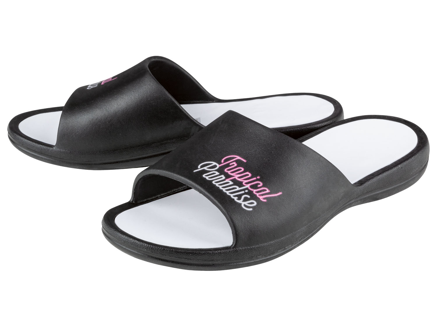 esmara Klapki basenowe damskie / Japonki damskie 40/41, Czarny