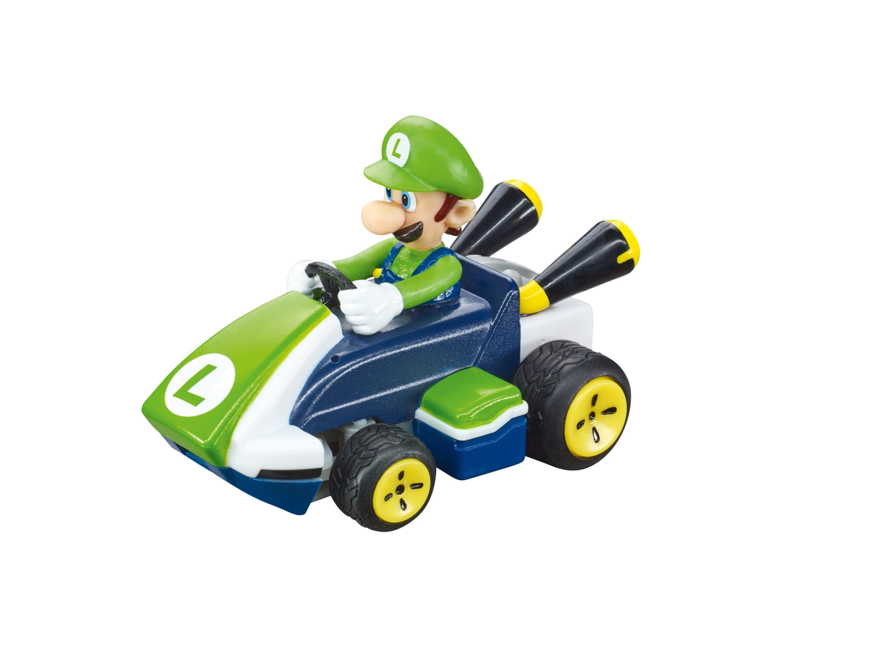 Carrera Mario Kart Mini RC, z prędkością do 5 km/h Wzór Luigi