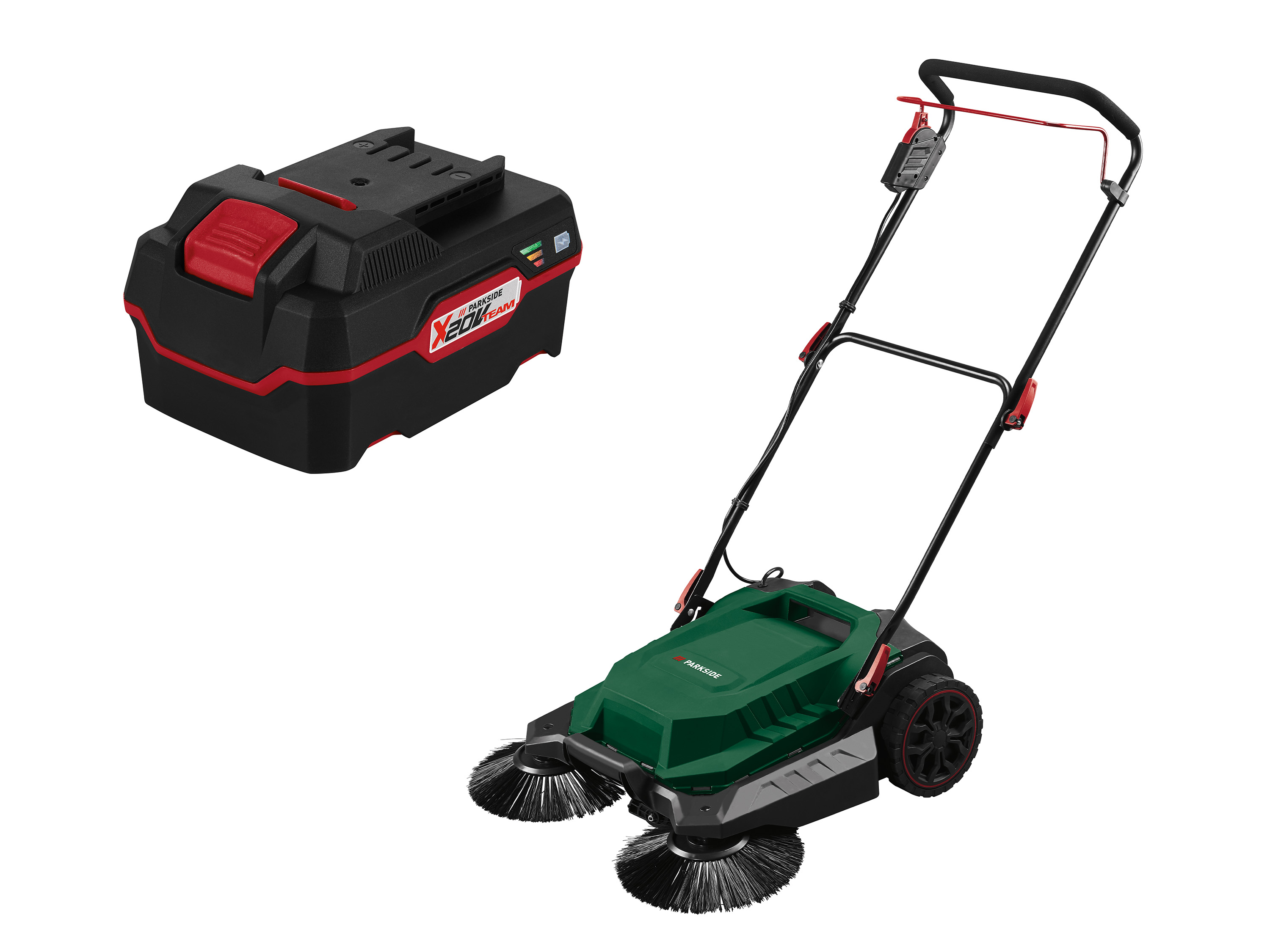 Parkside Zestaw Akumulatorowa zamiatarka 20 V z akumulatorem, 4 Ah