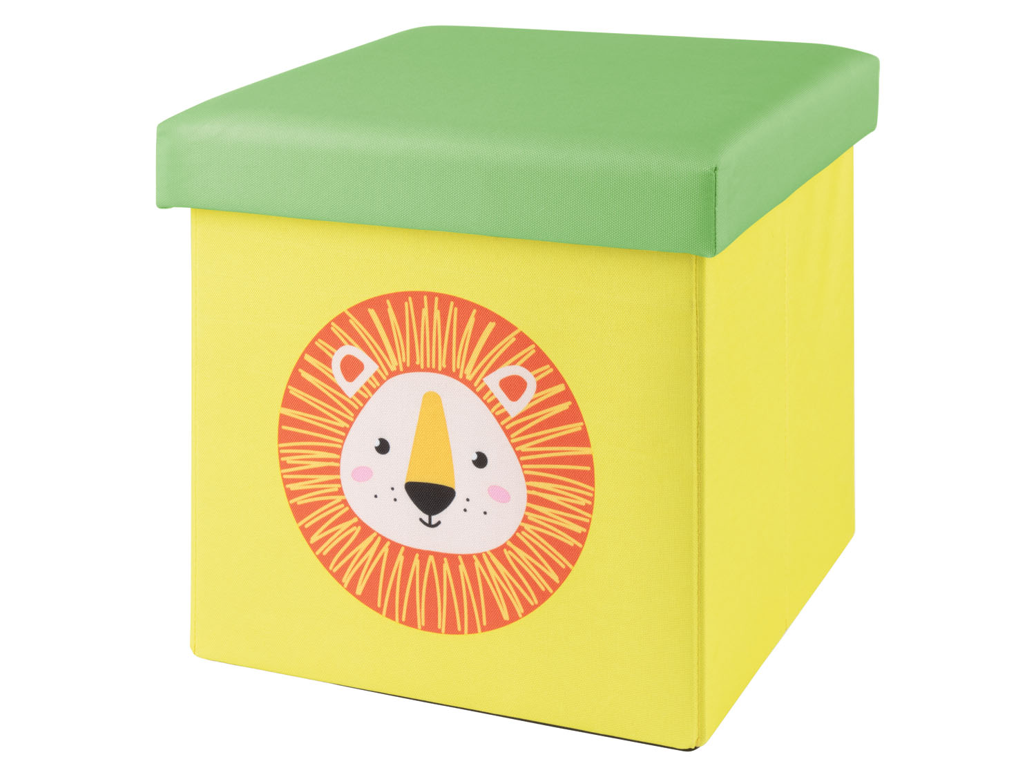 Livarno home Puf dla dzieci ze schowkiem, 19 l, 1 sztuka Lew