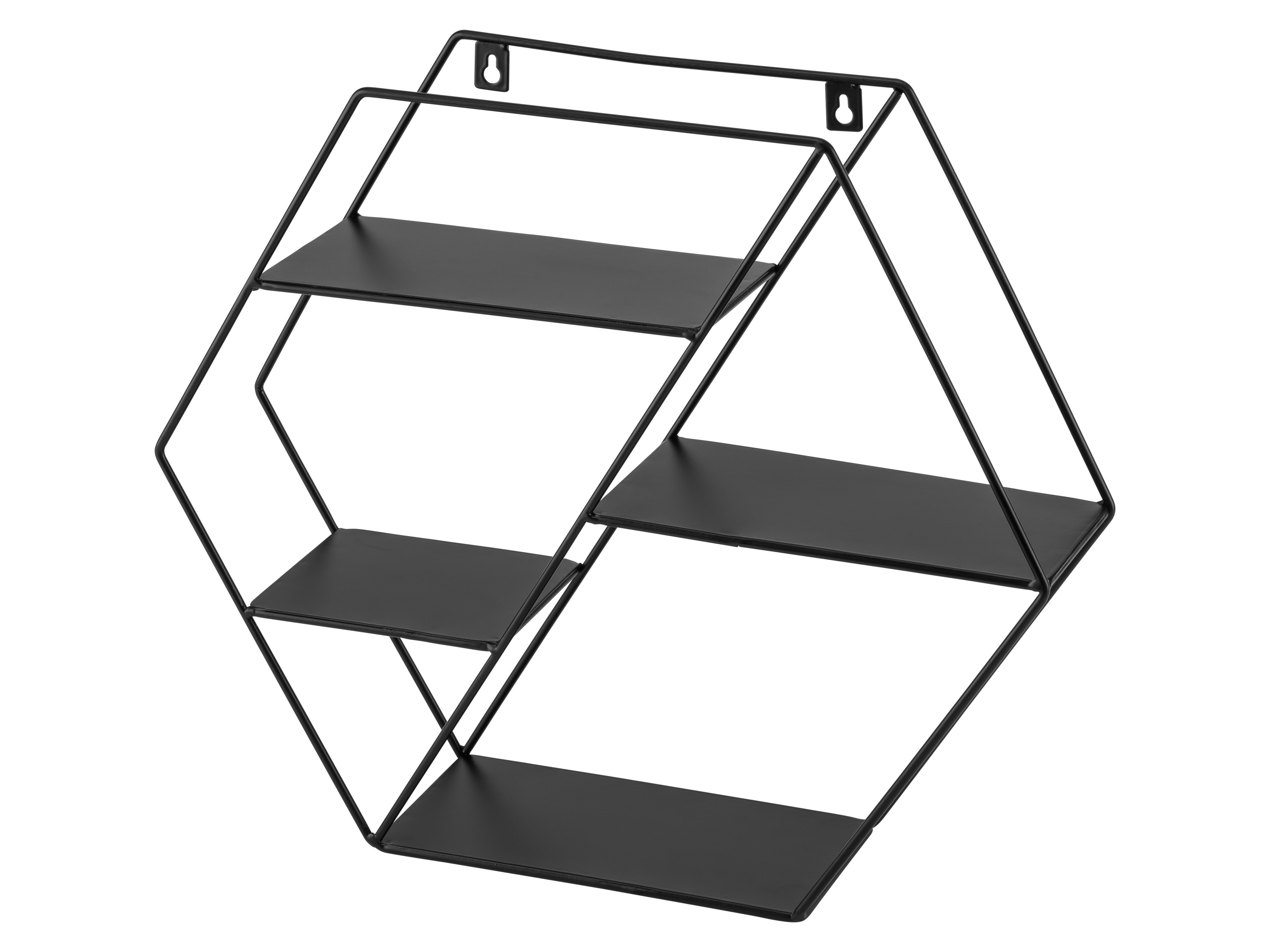 Livarno Dekoracyjna półka ścienna Czworokątny