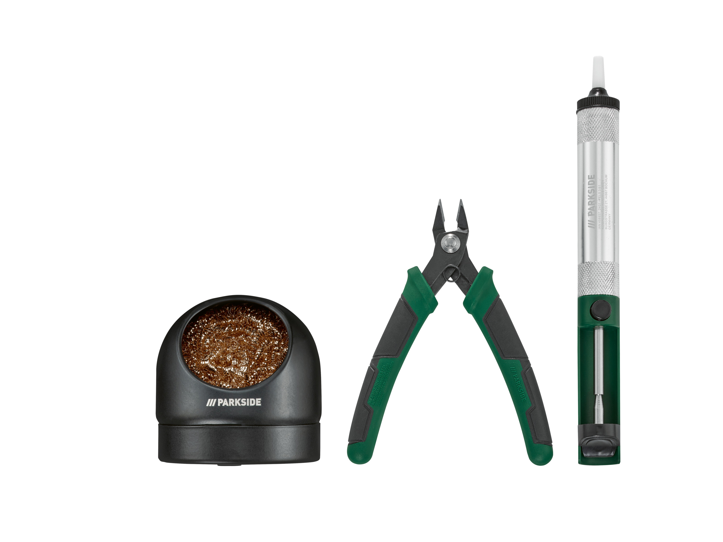 Parkside Akcesoria do stacji lutowniczej Pompka do rozlutowywania/szczypce boczne