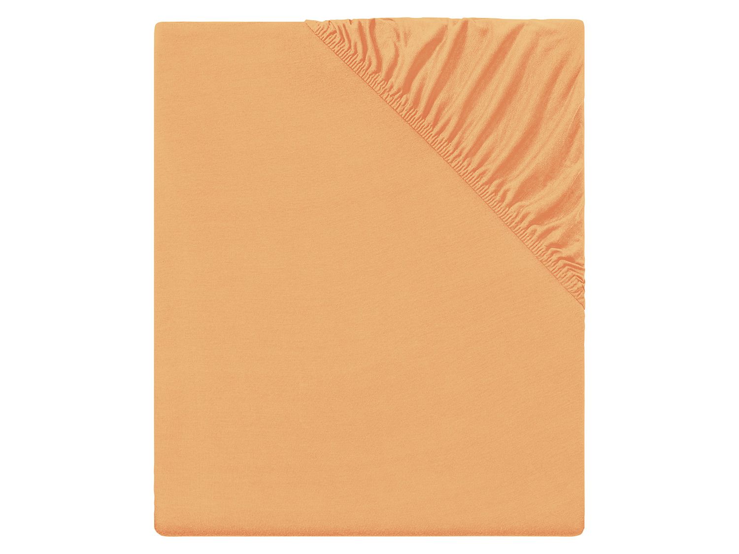 meradiso Prześcieradło z jersey z gumką, 90-100 x 200 cm Brzoskwiniowy