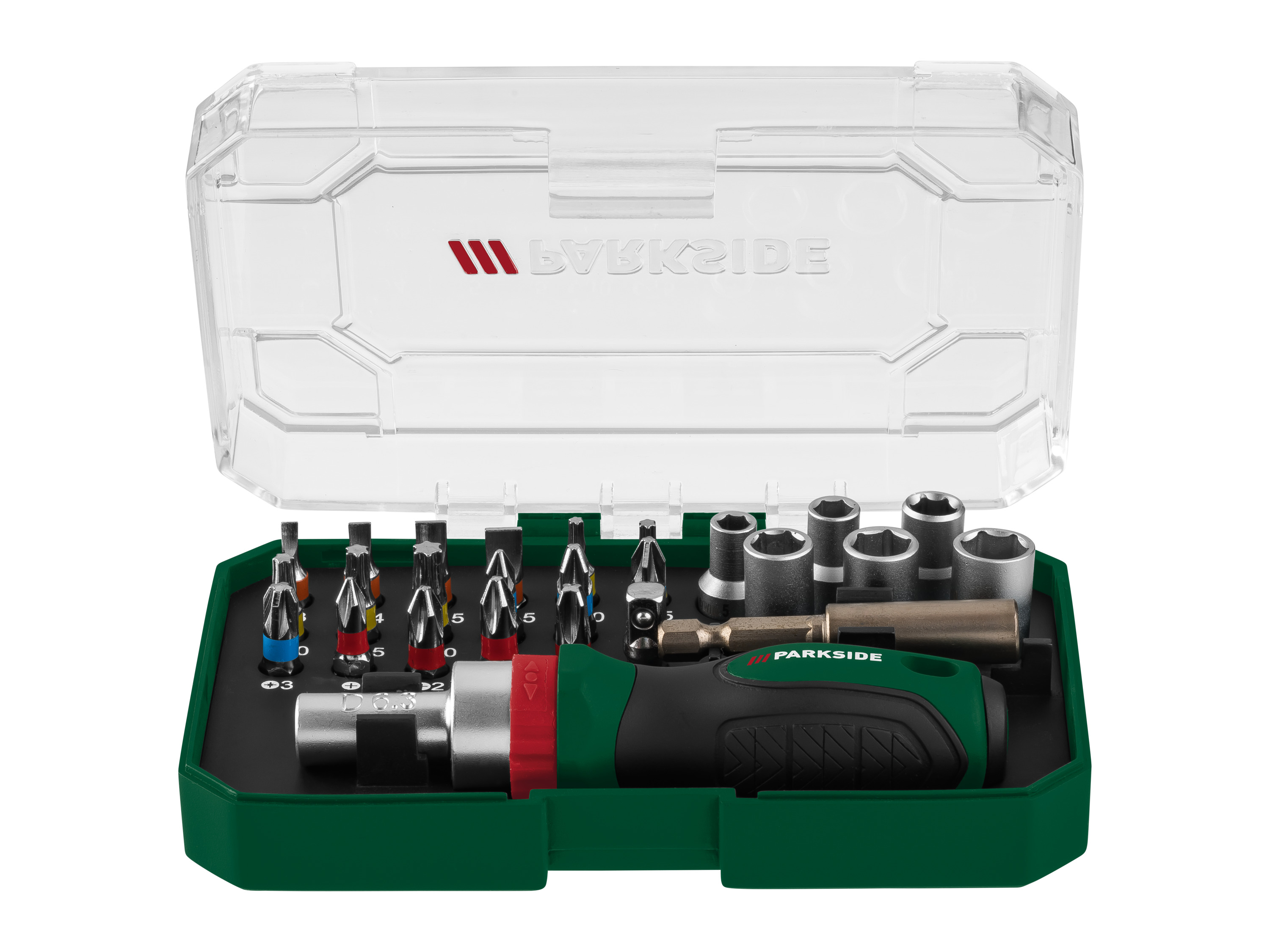 Parkside Zestaw bitów Zestaw bitów i nasadek 6,3 mm