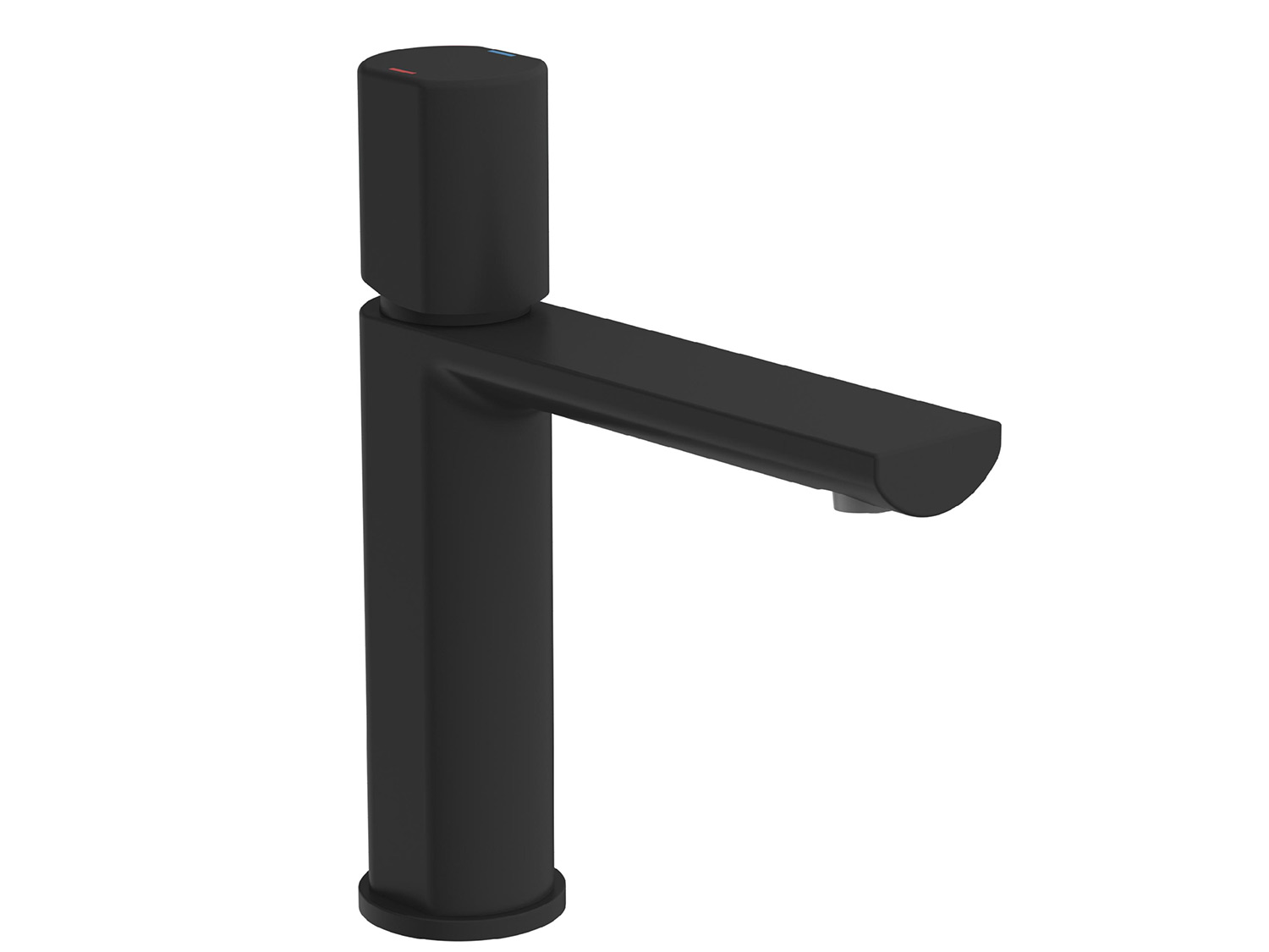 Schütte Bateria umywalkowa New York z pasującym zaworem pop-up Czarny, matowy