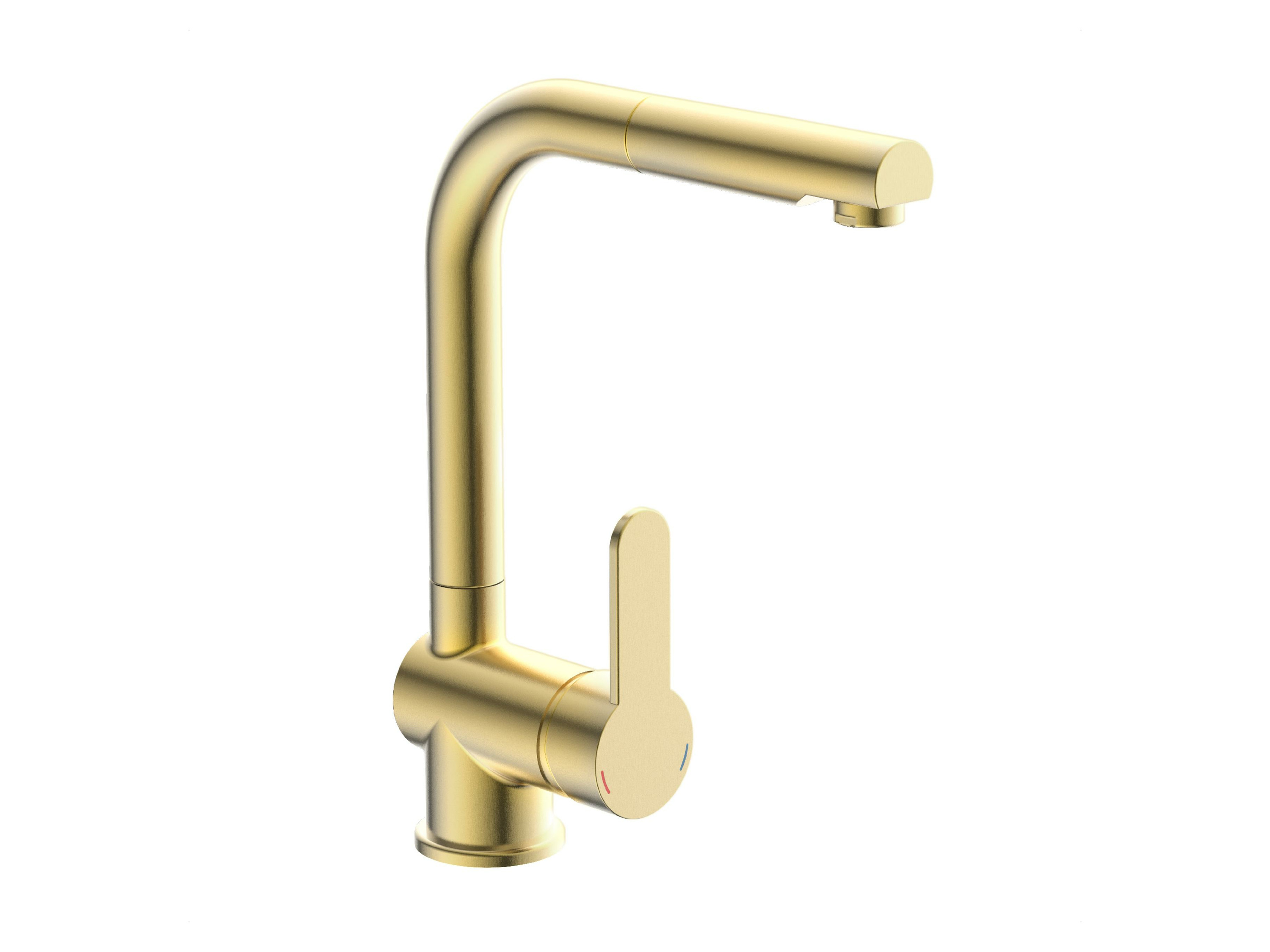 Schütte Bateria kuchenna "London", z wyciąganą wylewką Złoty matowy