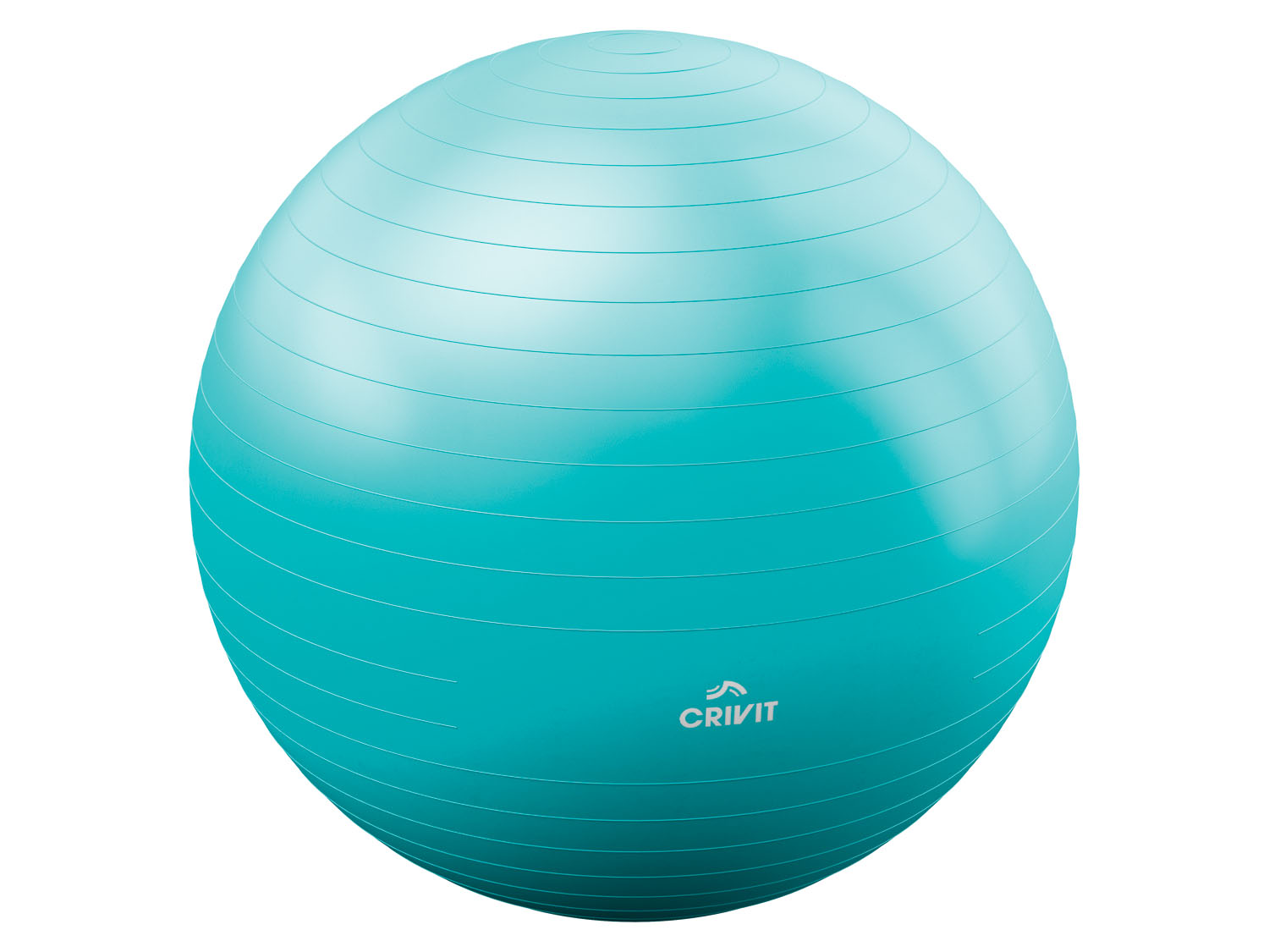 Crivit Piłka gimnastyczna, Ø 65 cm Turkusowy