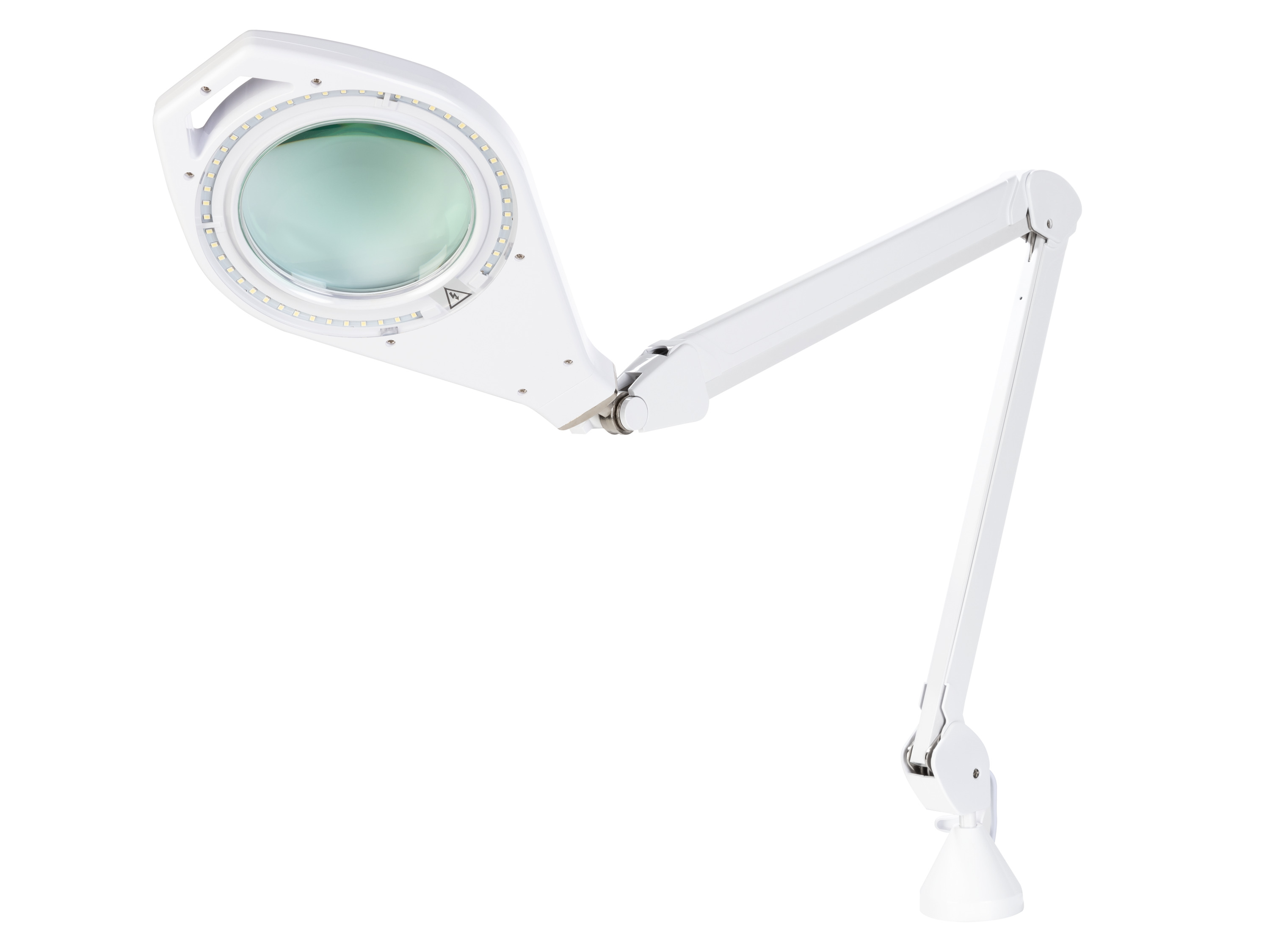 crelando Lampka zaciskowa LED z lupą