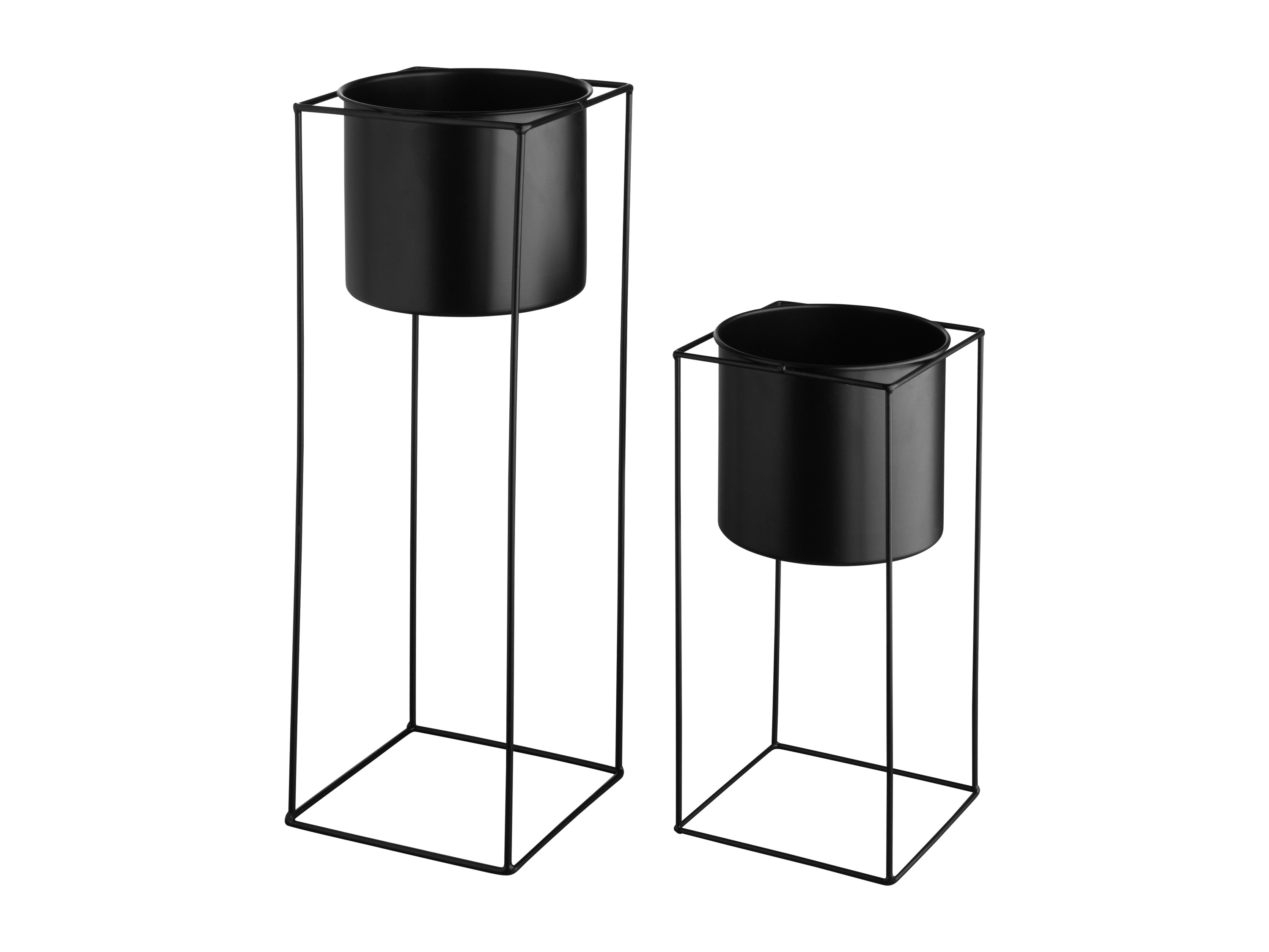 Livarno home Zestaw 2 stojących donic lub kwietnik Zestaw 2 sztuk/ kwadrat