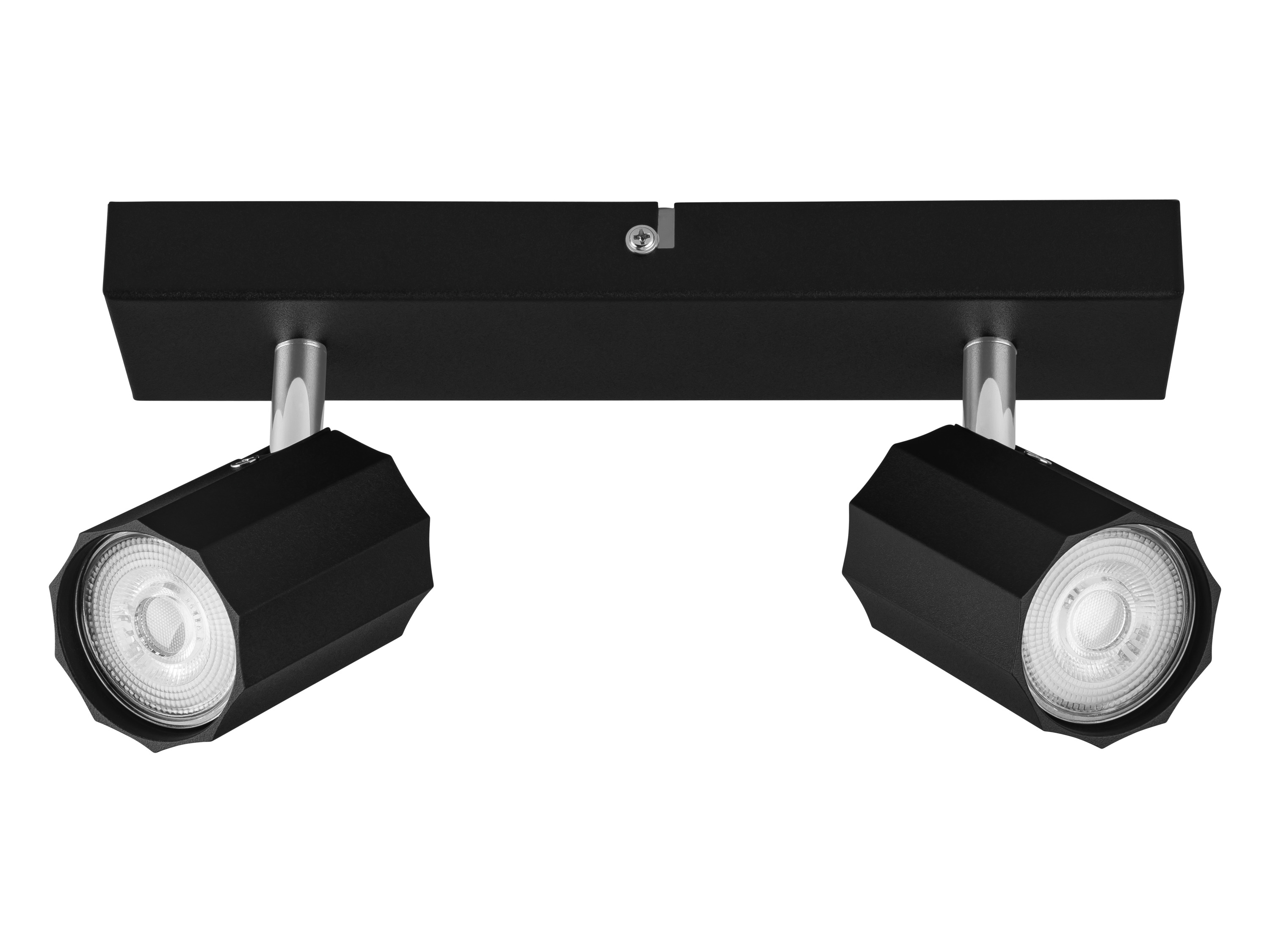 Livarno home Lampa ścienna/sufitowa, 4,8 W Czarny