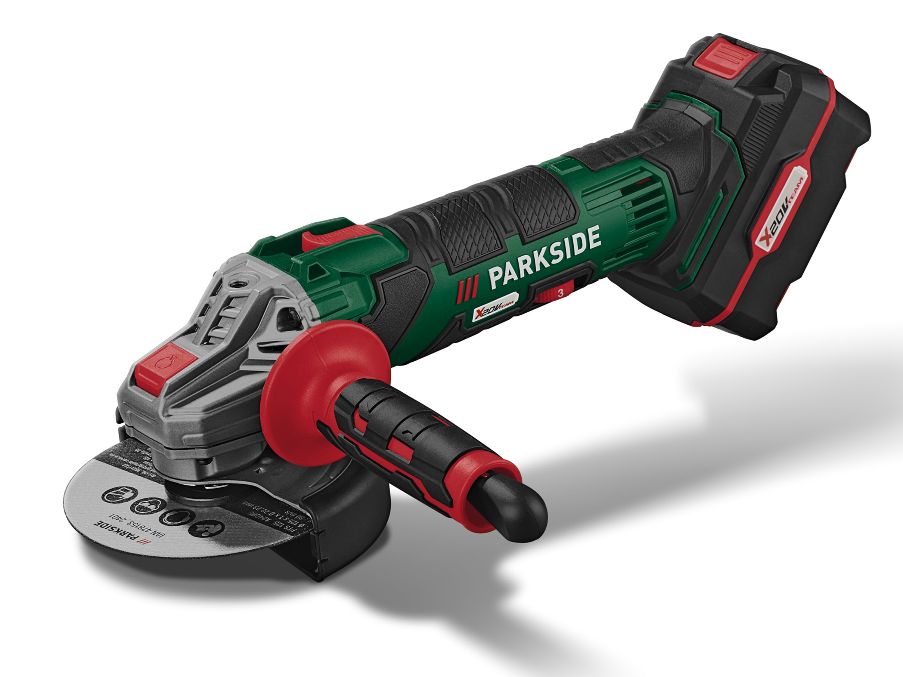 Parkside Akumulatorowa szlifierka kątowa Pwsa 20-Li D4, 20 V