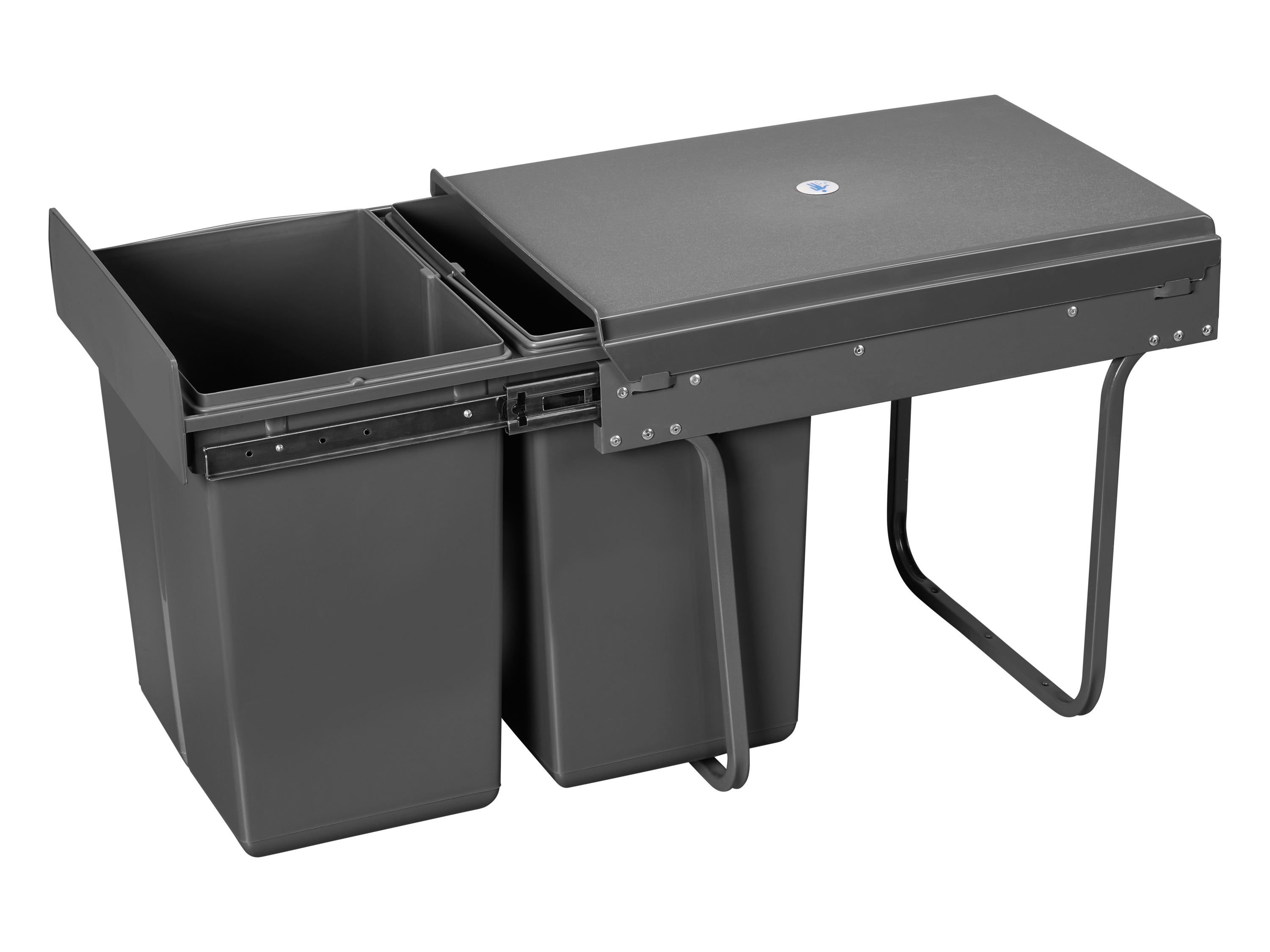 Livarno home Kosz na śmieci do zabudowy 2x20 litrów