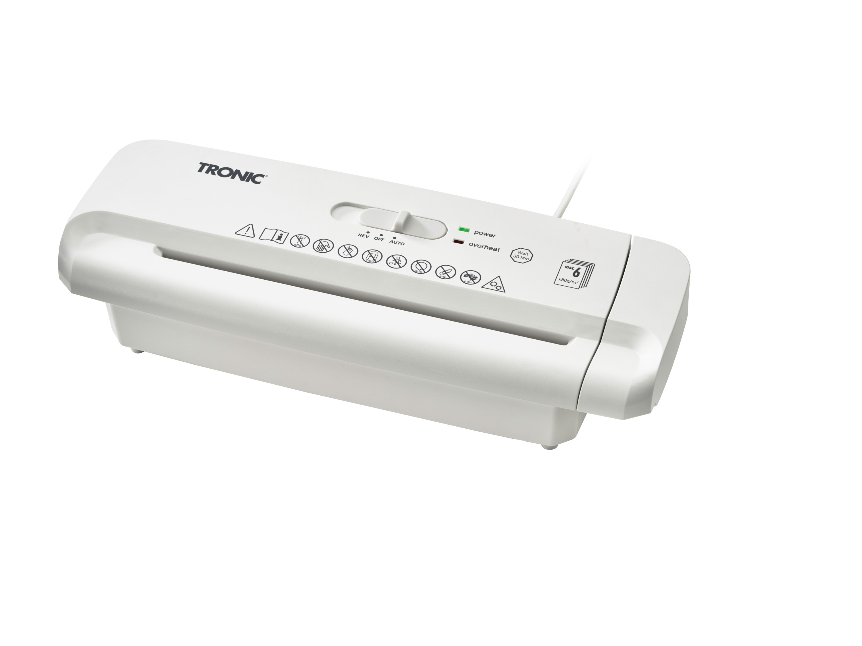 Tronic Niszczarka do dokumentów nakładana na kosz