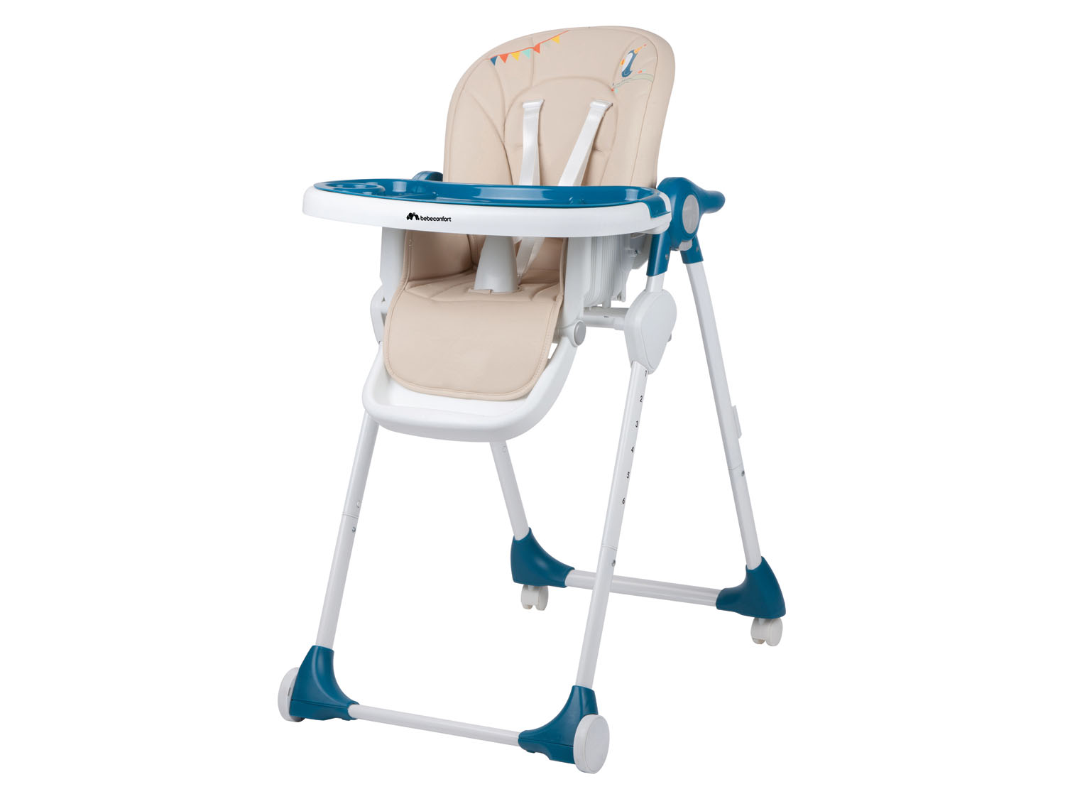bebeconfort Krzesełko do karmienia Looky, składane szczęśliwy dzień