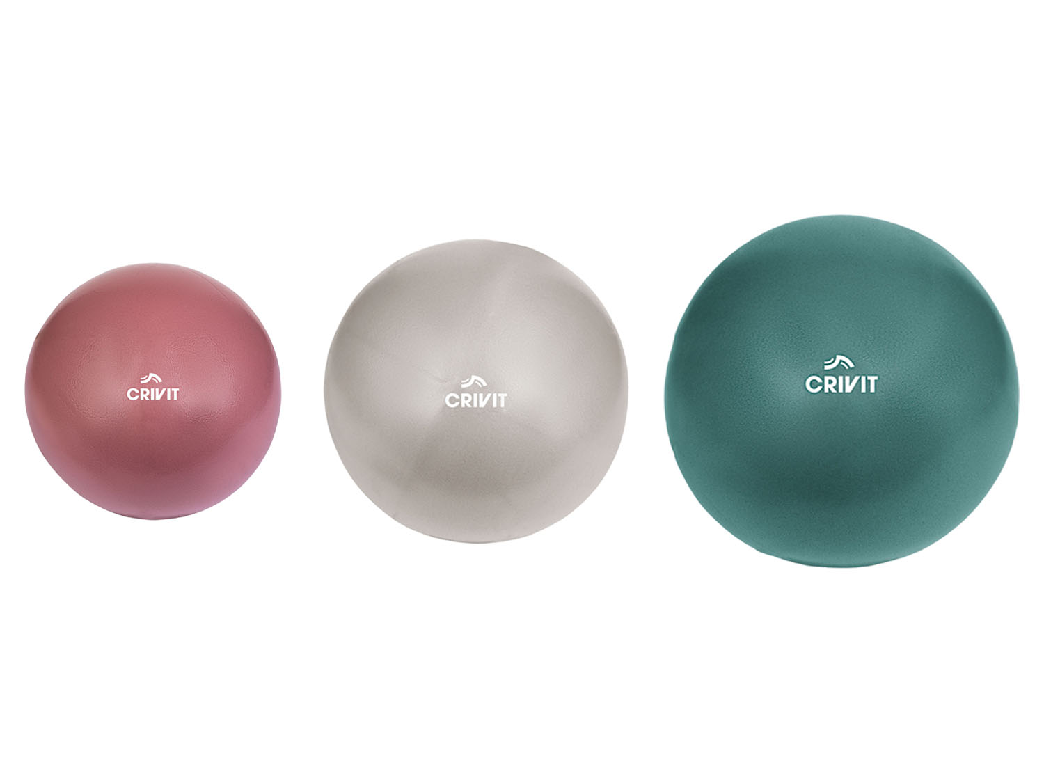 Crivit Akcesoria do jogi 3 piłki do jogi