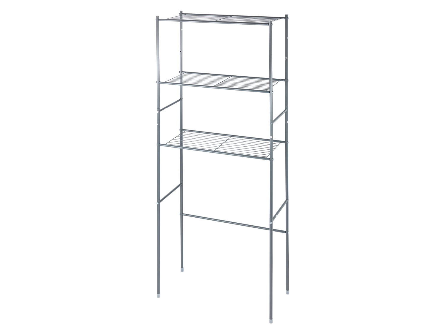 Livarno home Regał do zabudowy pralki, metalowy Szary