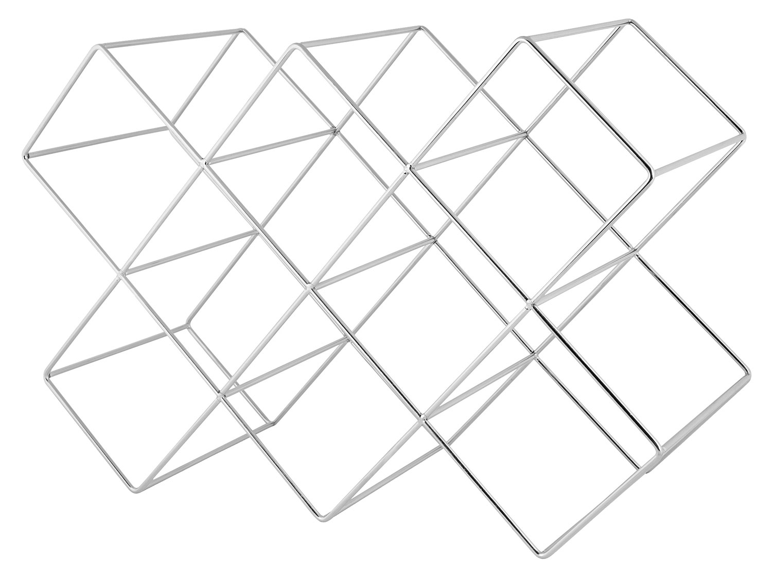 Echtwerk Akcesoria kuchenne, z żeliwa Stojak na wino z 8 butelkami, Stal szlachetna
