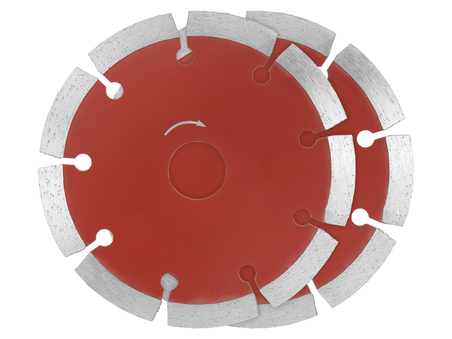 Parkside Zestaw tarcz diamentowych, 125 mm, 2 sztuki Beton