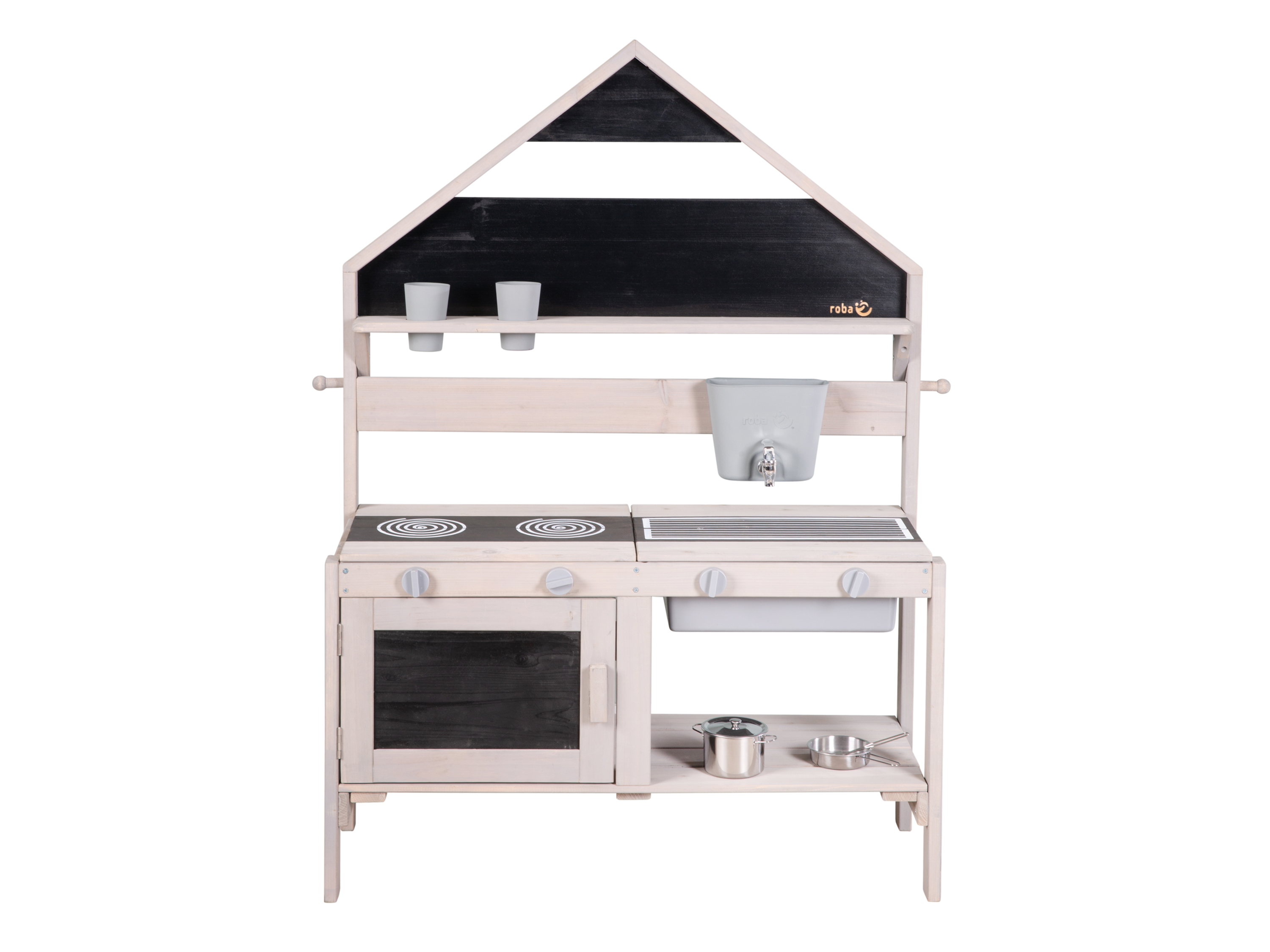 roba Kuchnia błotna do zabawy, w kształcie domku