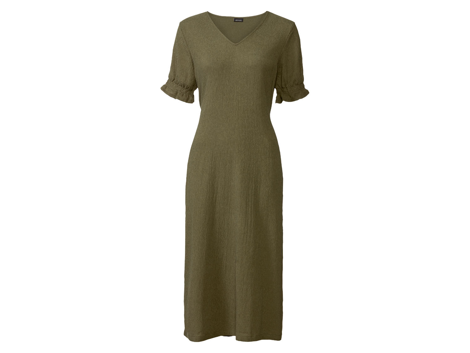 esmara Sukienka damska midi Oliwkowy, S36/38