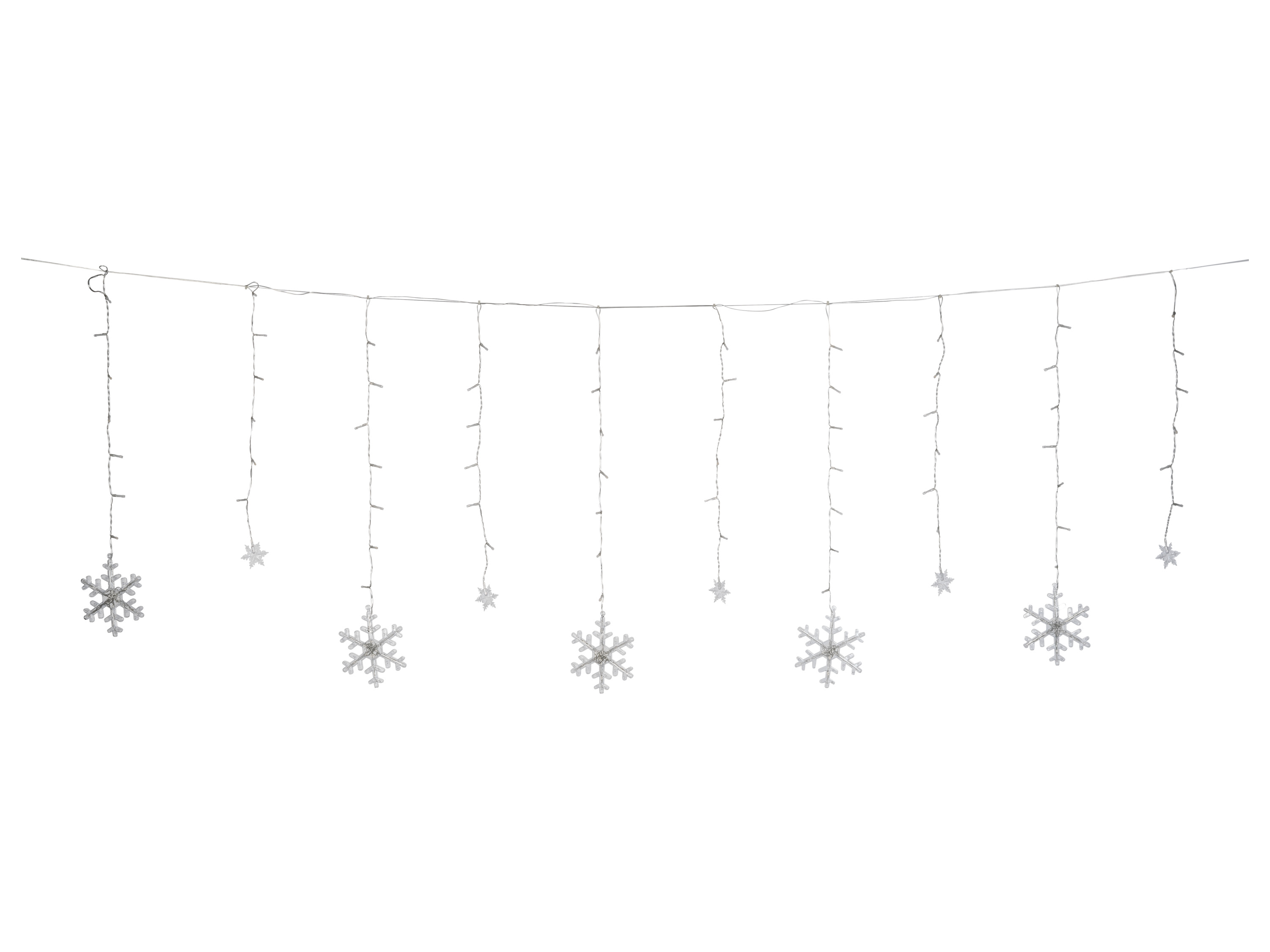 Livarno home Łańcuch świetlny LED z gwiazdkami, 200 x 73 cm Płatek śniegu