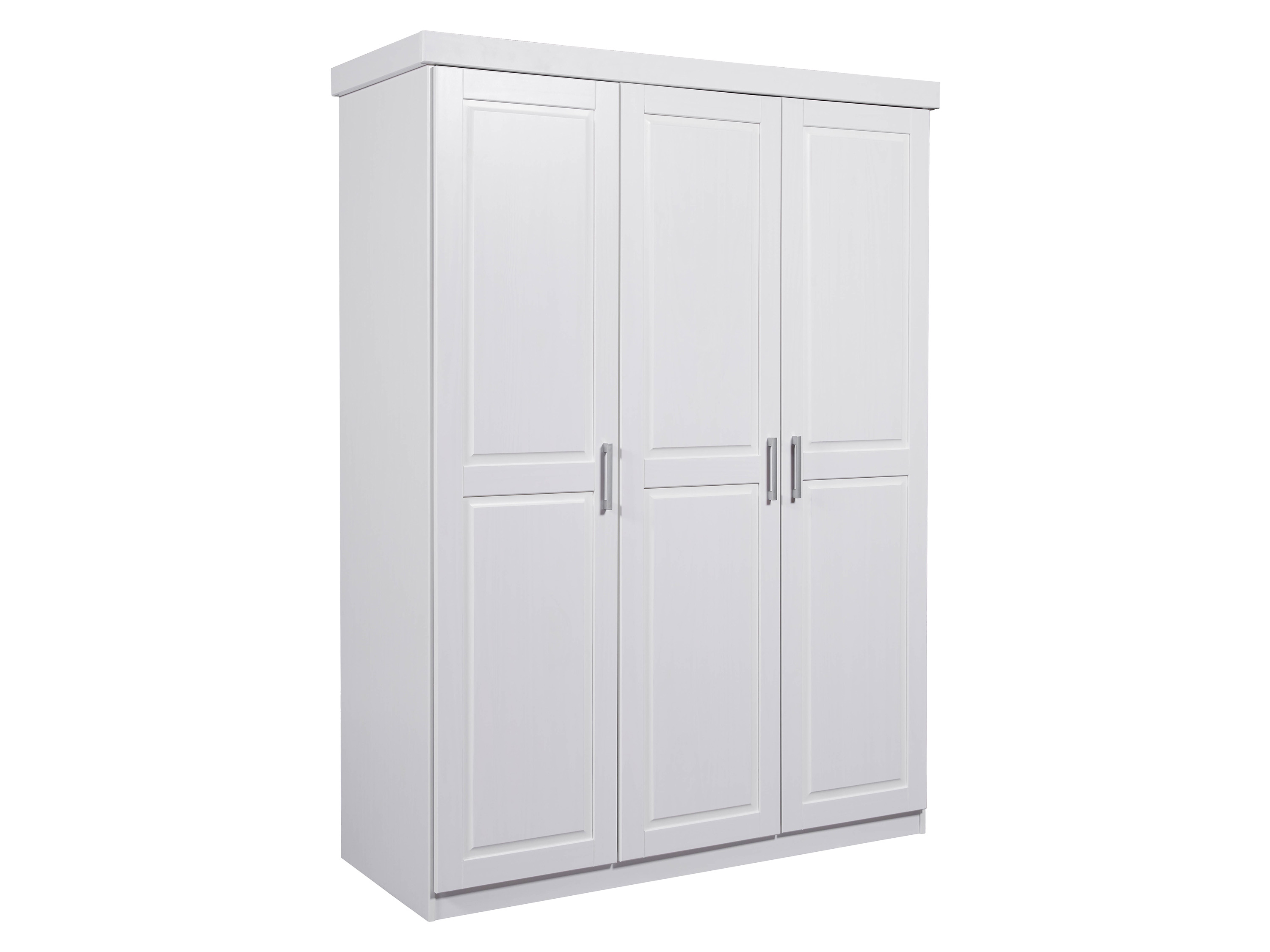 Inter Link Szafa, trwała i stabilna. 3-drzwiowa, Biały