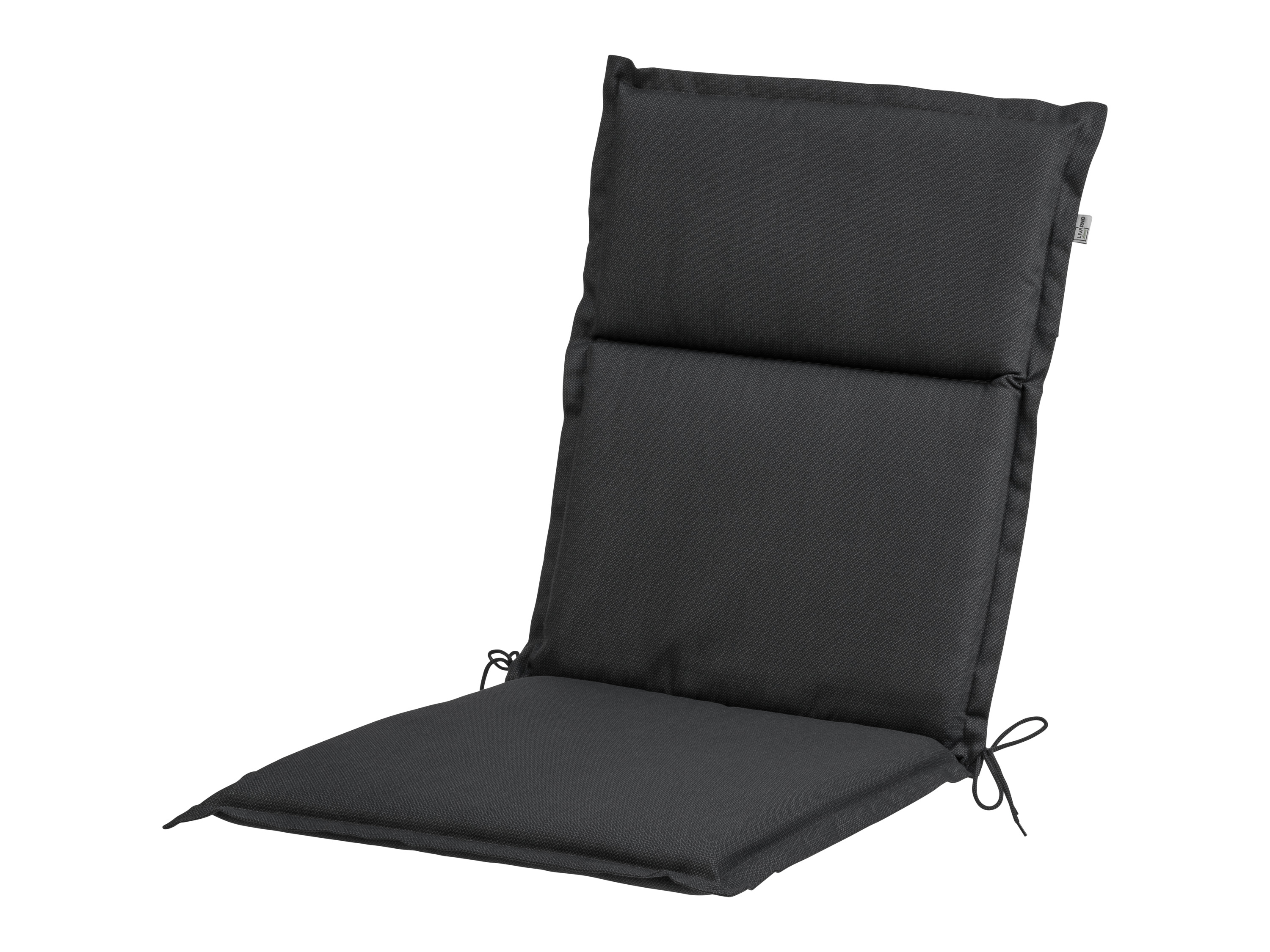 Livarno home Poduszka na krzesło z niskim oparciem Houston Antracytowy