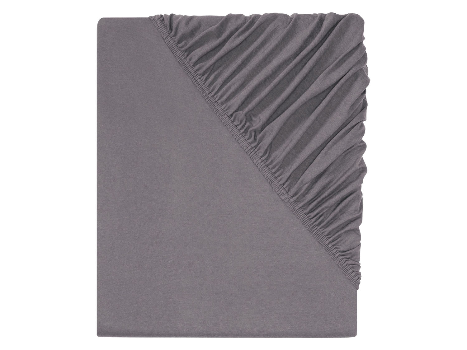 Livarno home Prześcieradło z mikrowłókna z gumką 180–200 x 200 cm, 1 sztuka Ciemnoszary