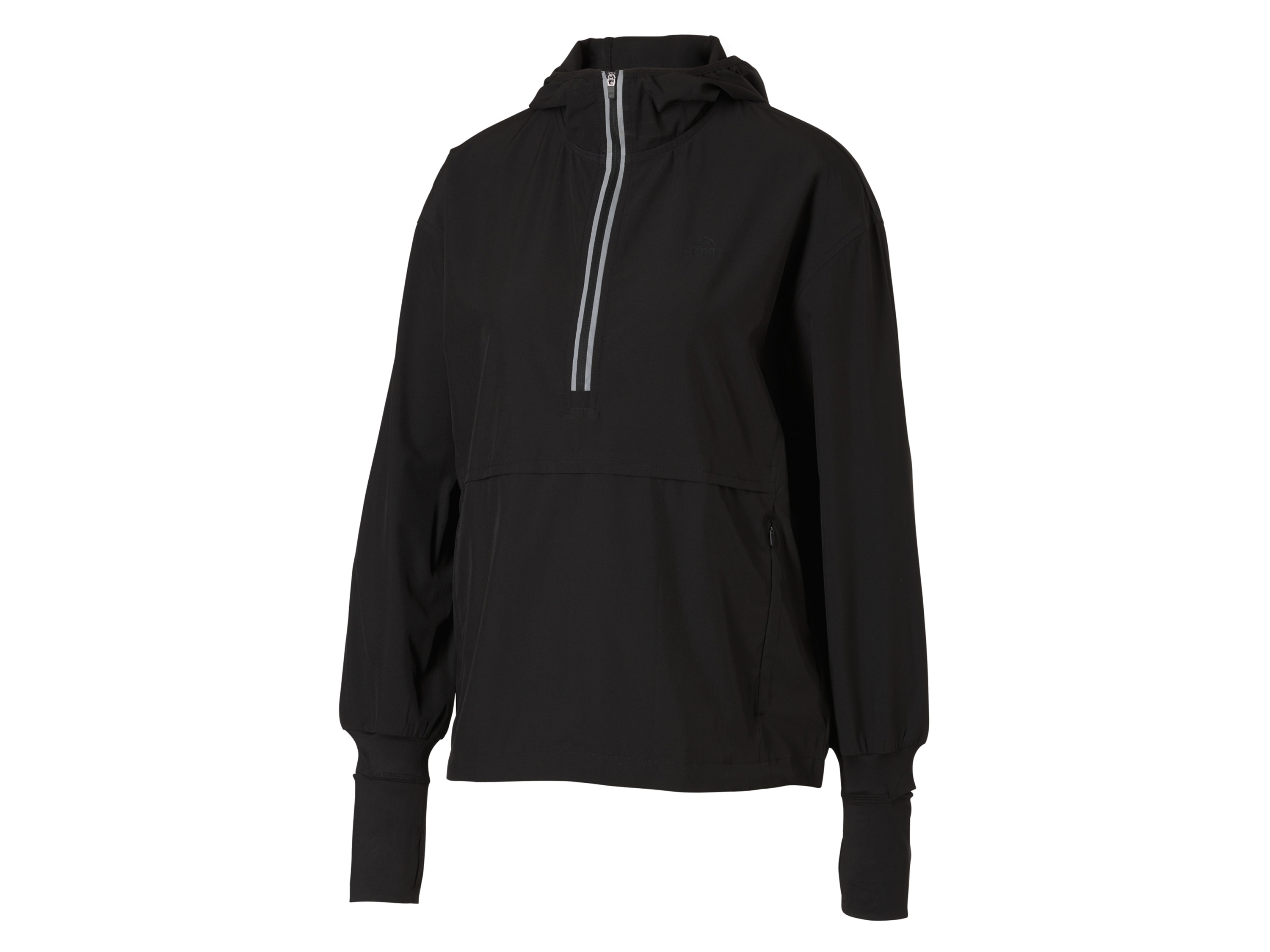 Crivit Kurtka do biegania damska Czarny, L44/46